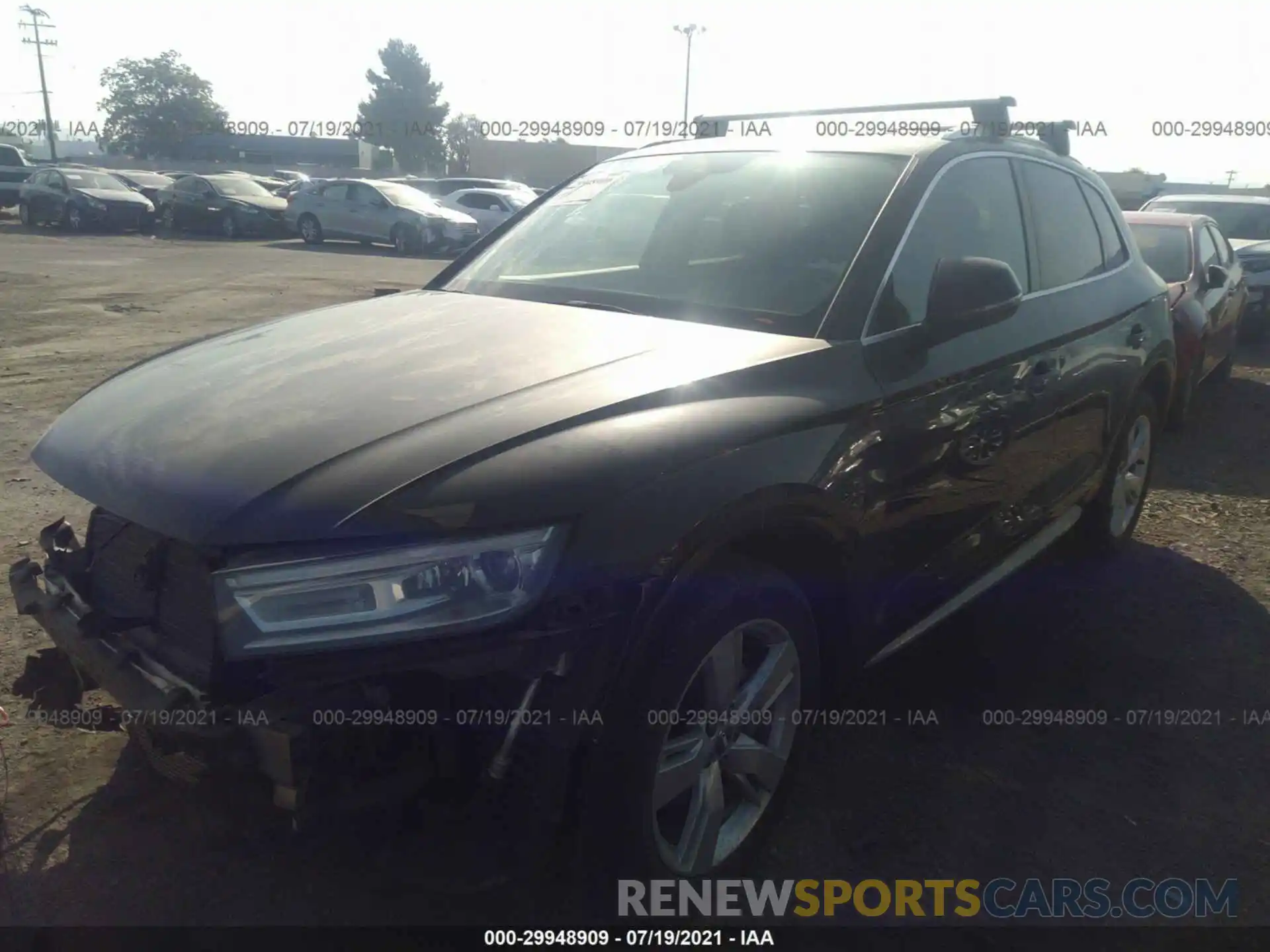 2 Фотография поврежденного автомобиля WA1ANAFYXK2034134 AUDI Q5 2019