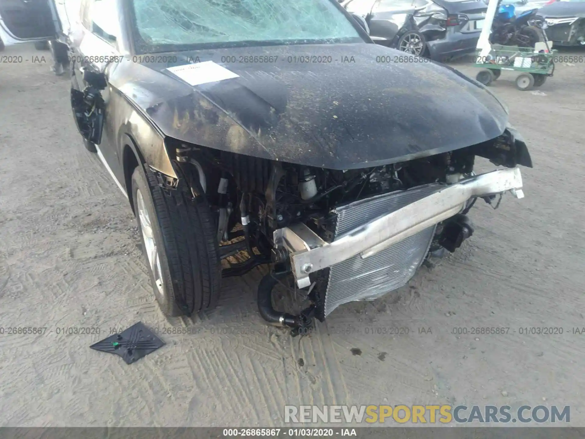 6 Фотография поврежденного автомобиля WA1ANAFYXK2046378 AUDI Q5 2019