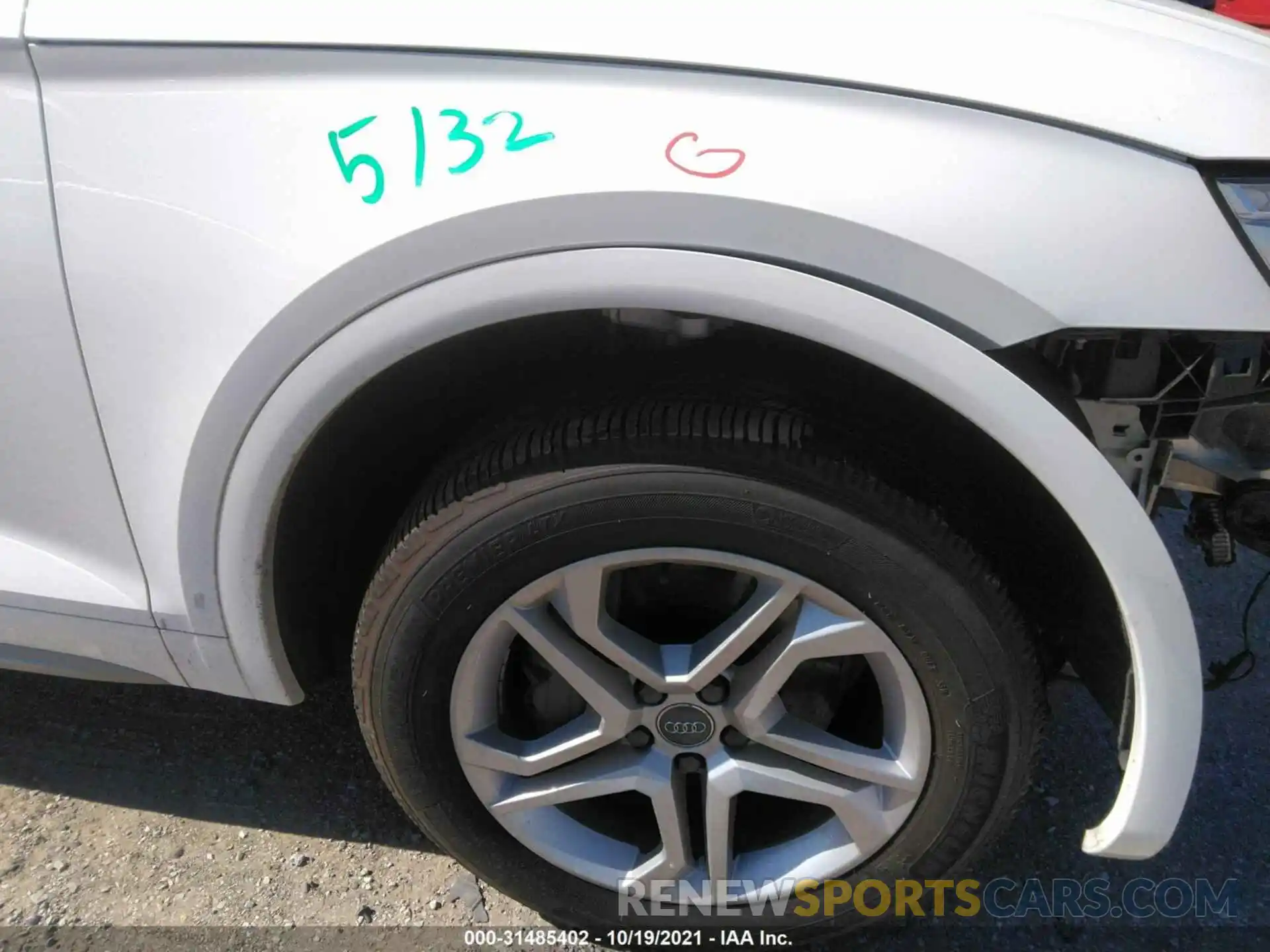 14 Photograph of a damaged car WA1ANAFYXK2047241 AUDI Q5 2019