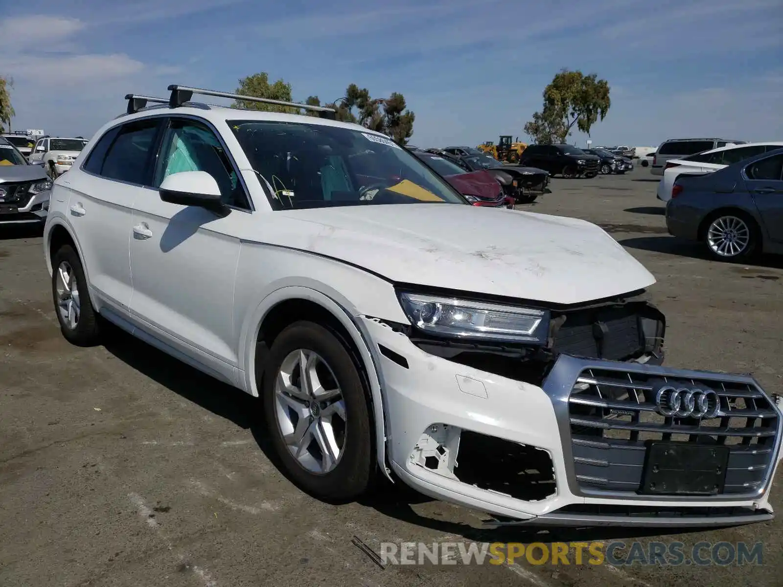 1 Photograph of a damaged car WA1ANAFYXK2069661 AUDI Q5 2019