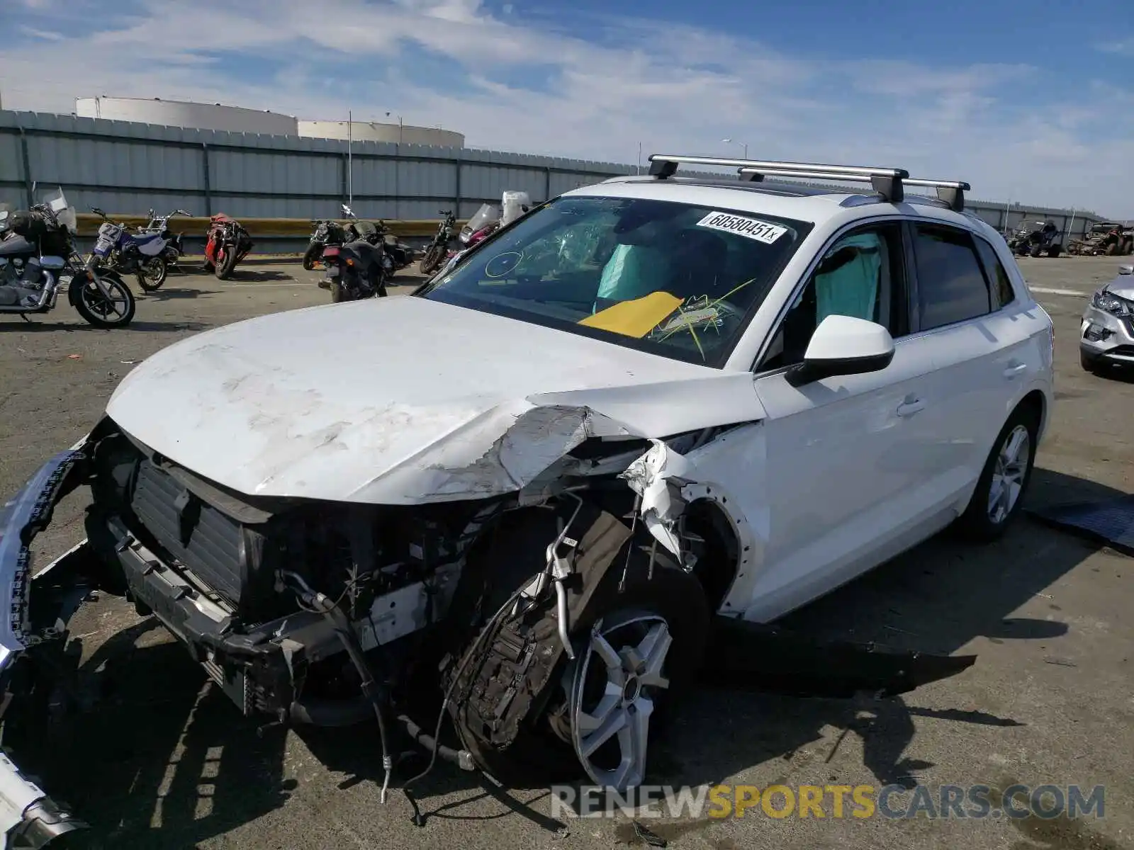 2 Photograph of a damaged car WA1ANAFYXK2069661 AUDI Q5 2019