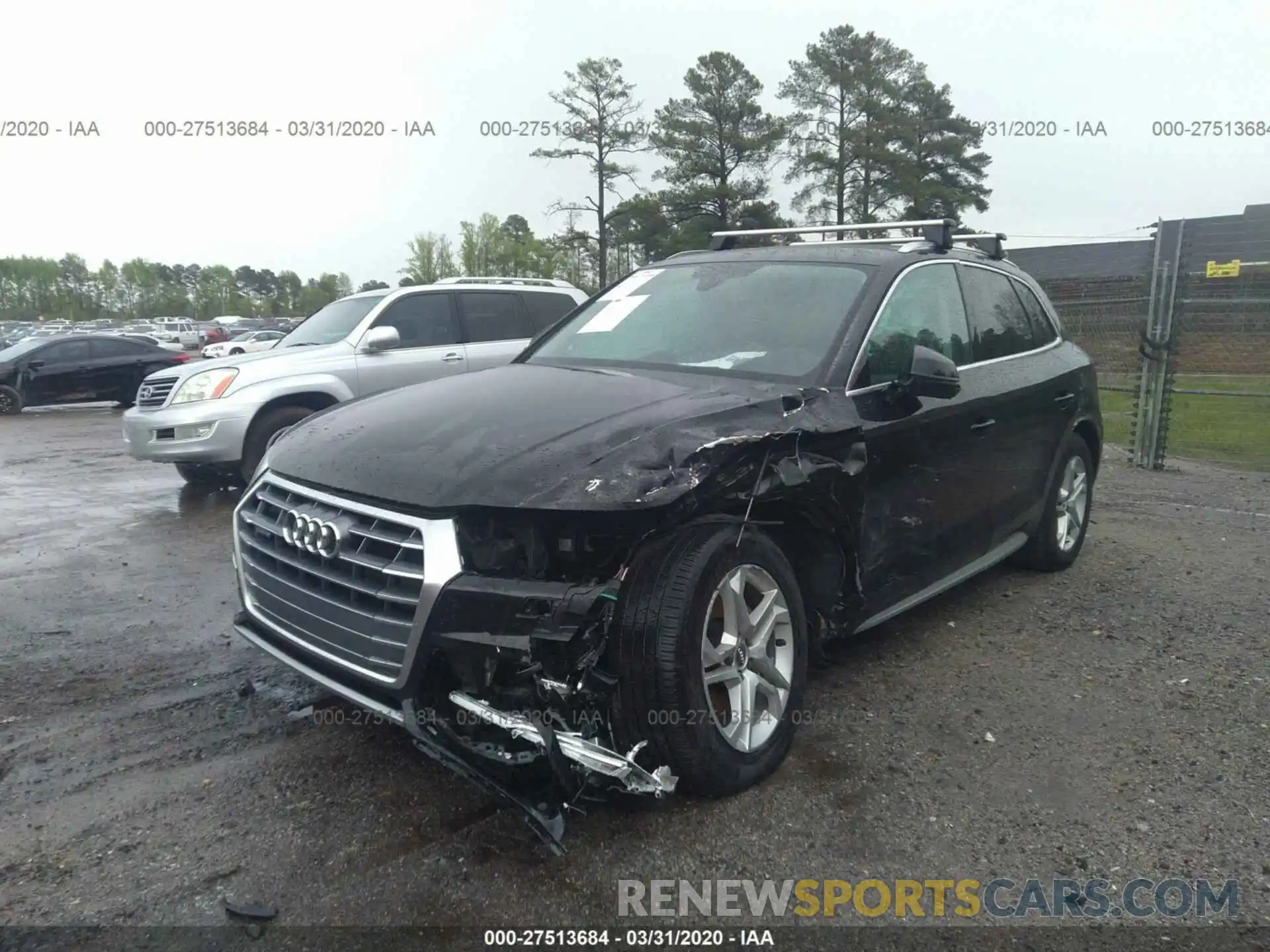 2 Photograph of a damaged car WA1ANAFYXK2071085 AUDI Q5 2019