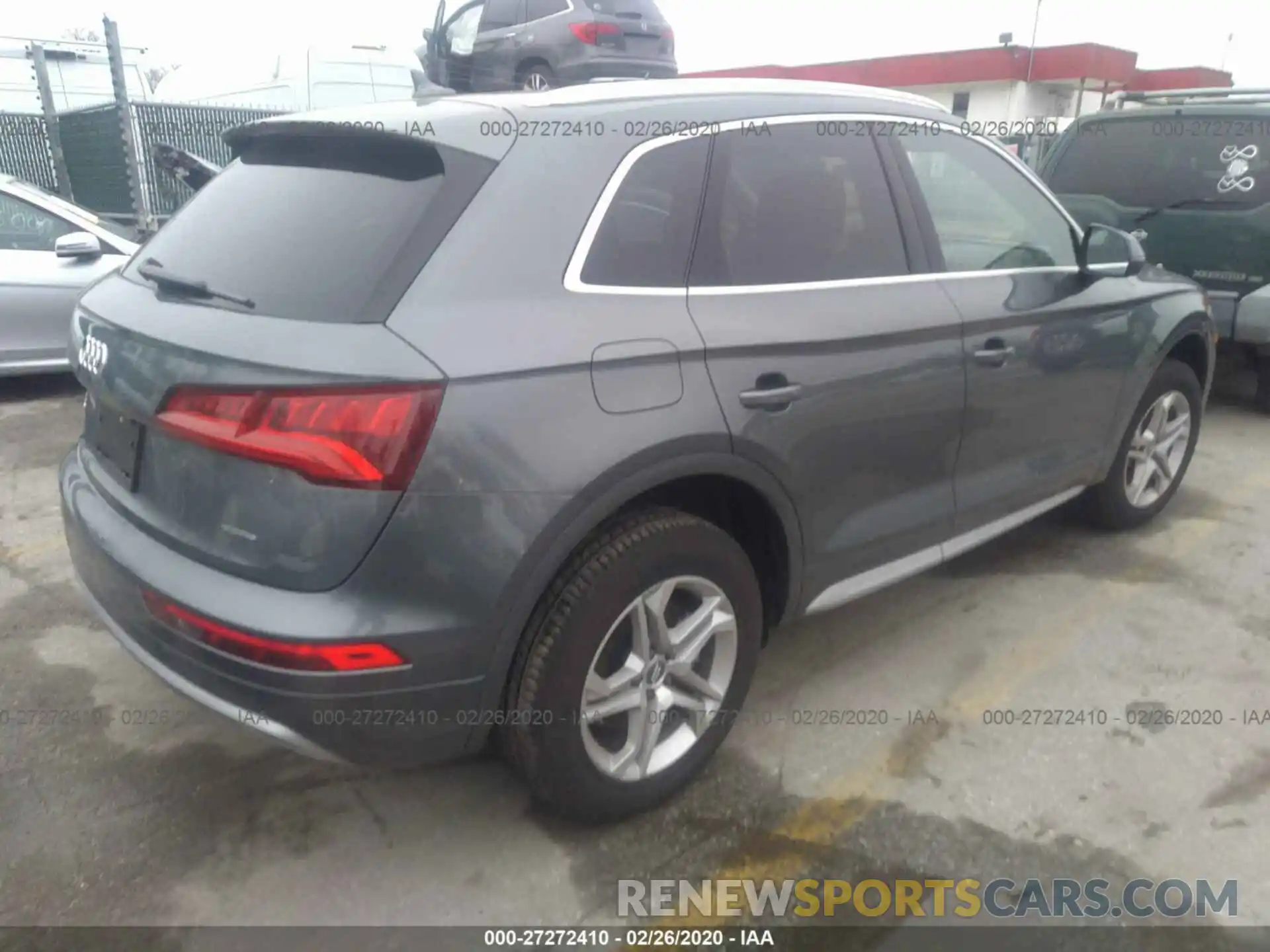 4 Фотография поврежденного автомобиля WA1ANAFYXK2072351 AUDI Q5 2019