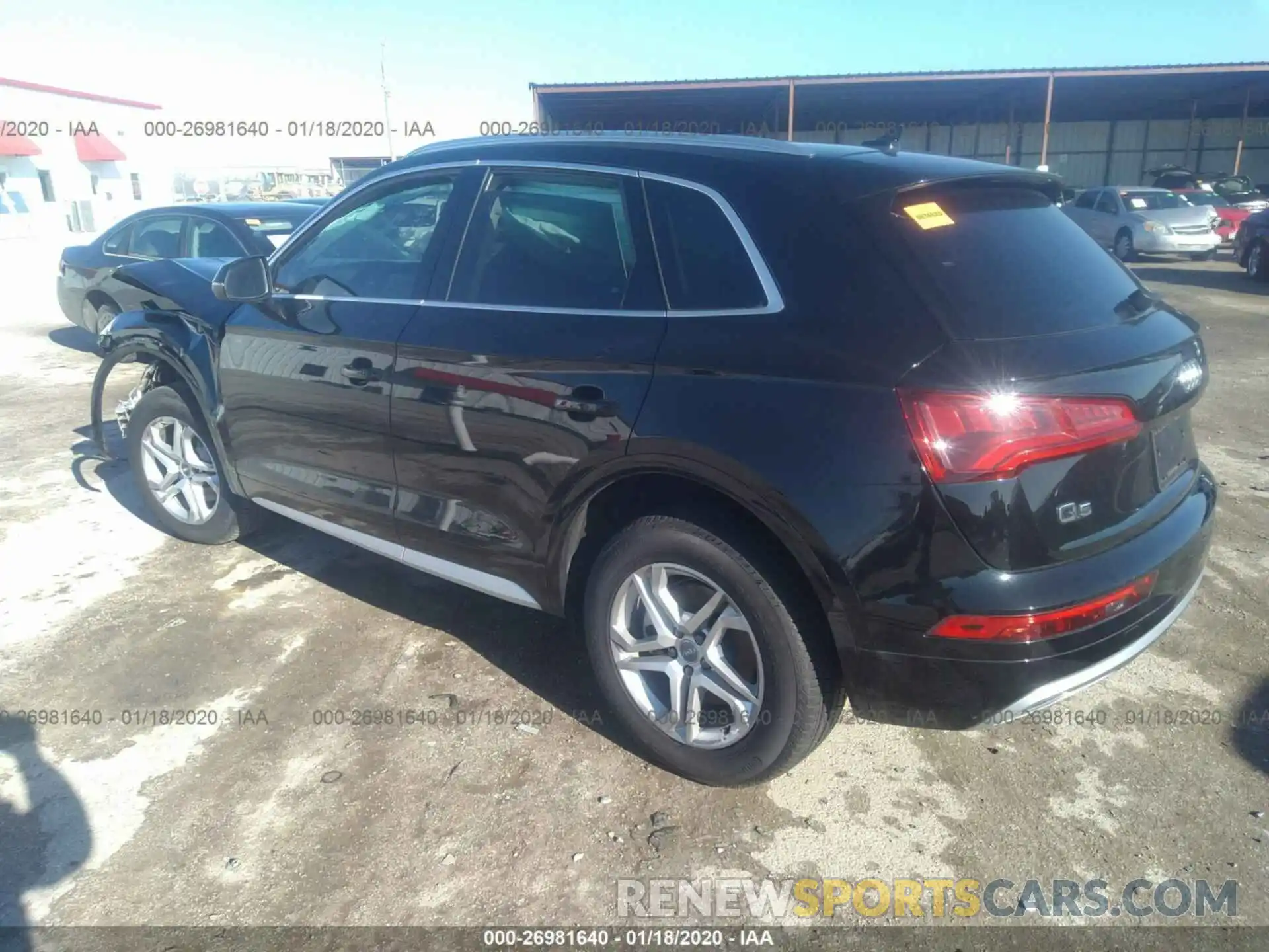 3 Фотография поврежденного автомобиля WA1ANAFYXK2137022 AUDI Q5 2019