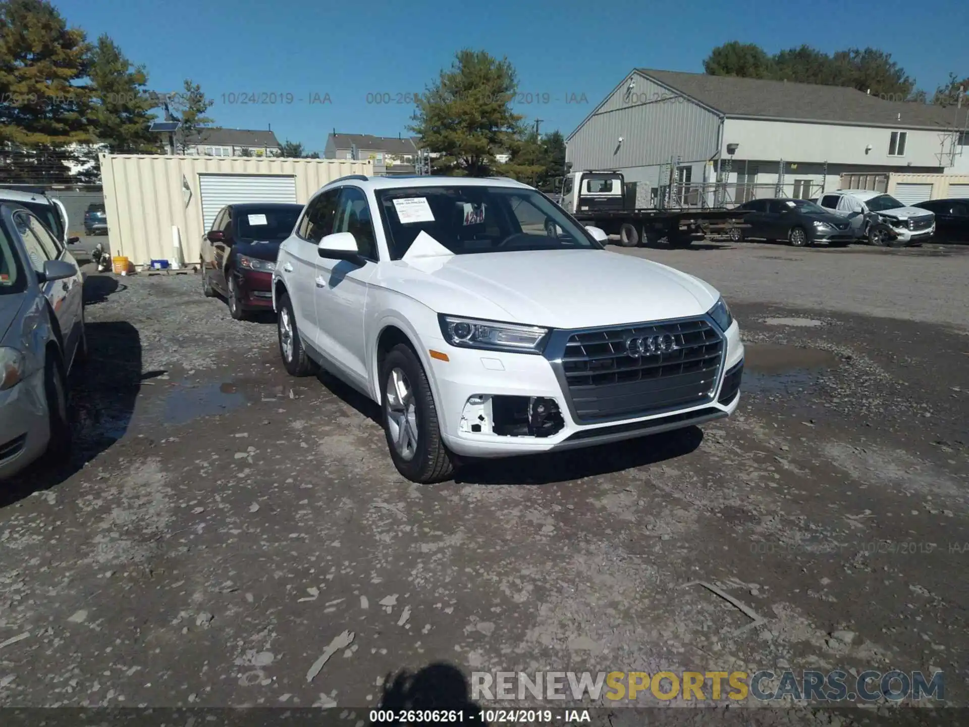 1 Photograph of a damaged car WA1ANAFYXK2139563 AUDI Q5 2019