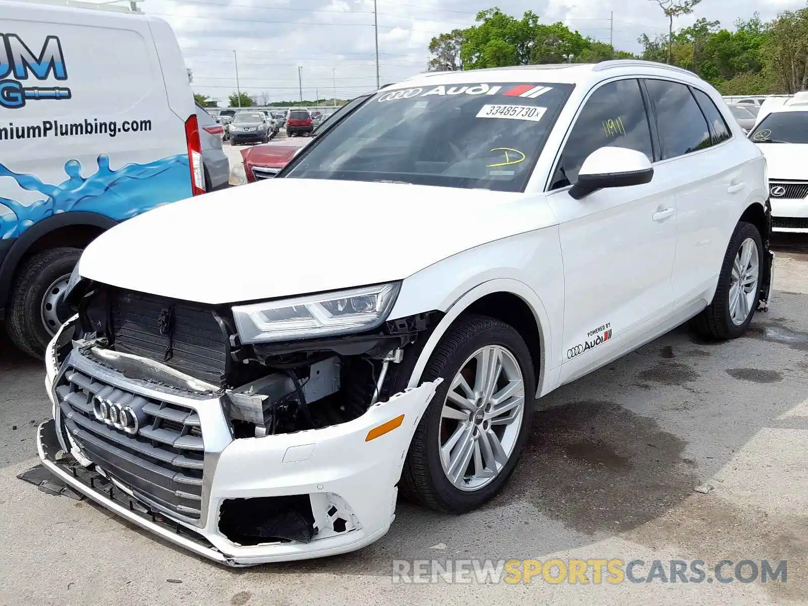 2 Photograph of a damaged car WA1BNAFY0K2020585 AUDI Q5 2019