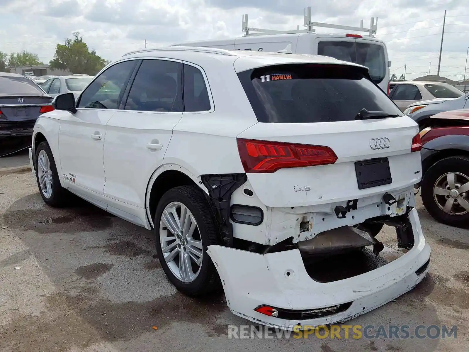 3 Фотография поврежденного автомобиля WA1BNAFY0K2020585 AUDI Q5 2019