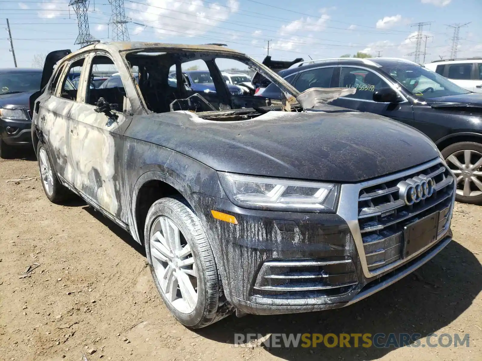 1 Фотография поврежденного автомобиля WA1BNAFY0K2030503 AUDI Q5 2019