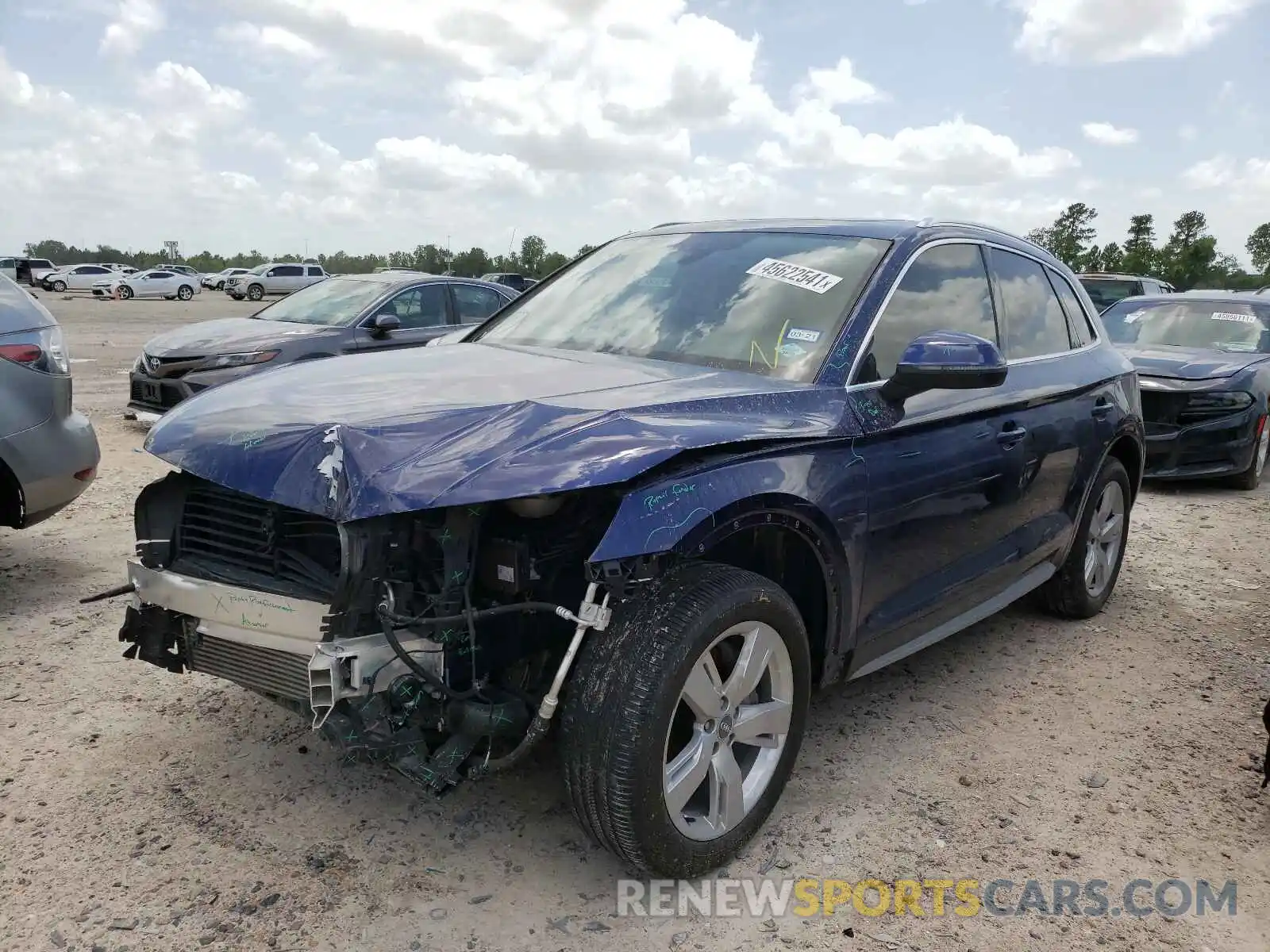 2 Photograph of a damaged car WA1BNAFY0K2030534 AUDI Q5 2019