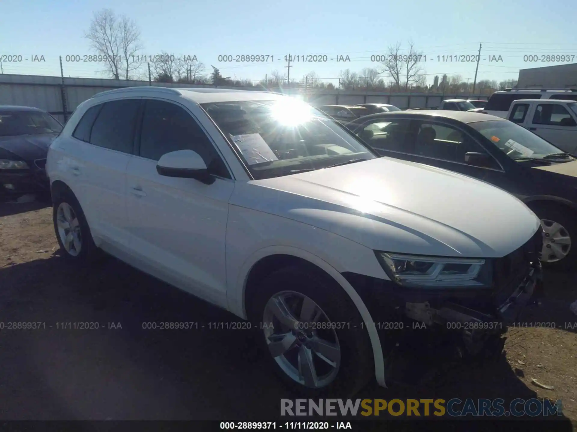 1 Фотография поврежденного автомобиля WA1BNAFY0K2031232 AUDI Q5 2019