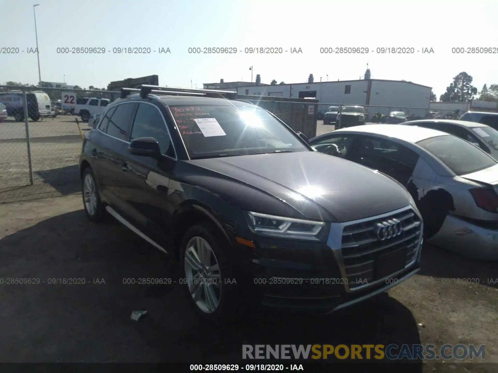 1 Фотография поврежденного автомобиля WA1BNAFY0K2031618 AUDI Q5 2019