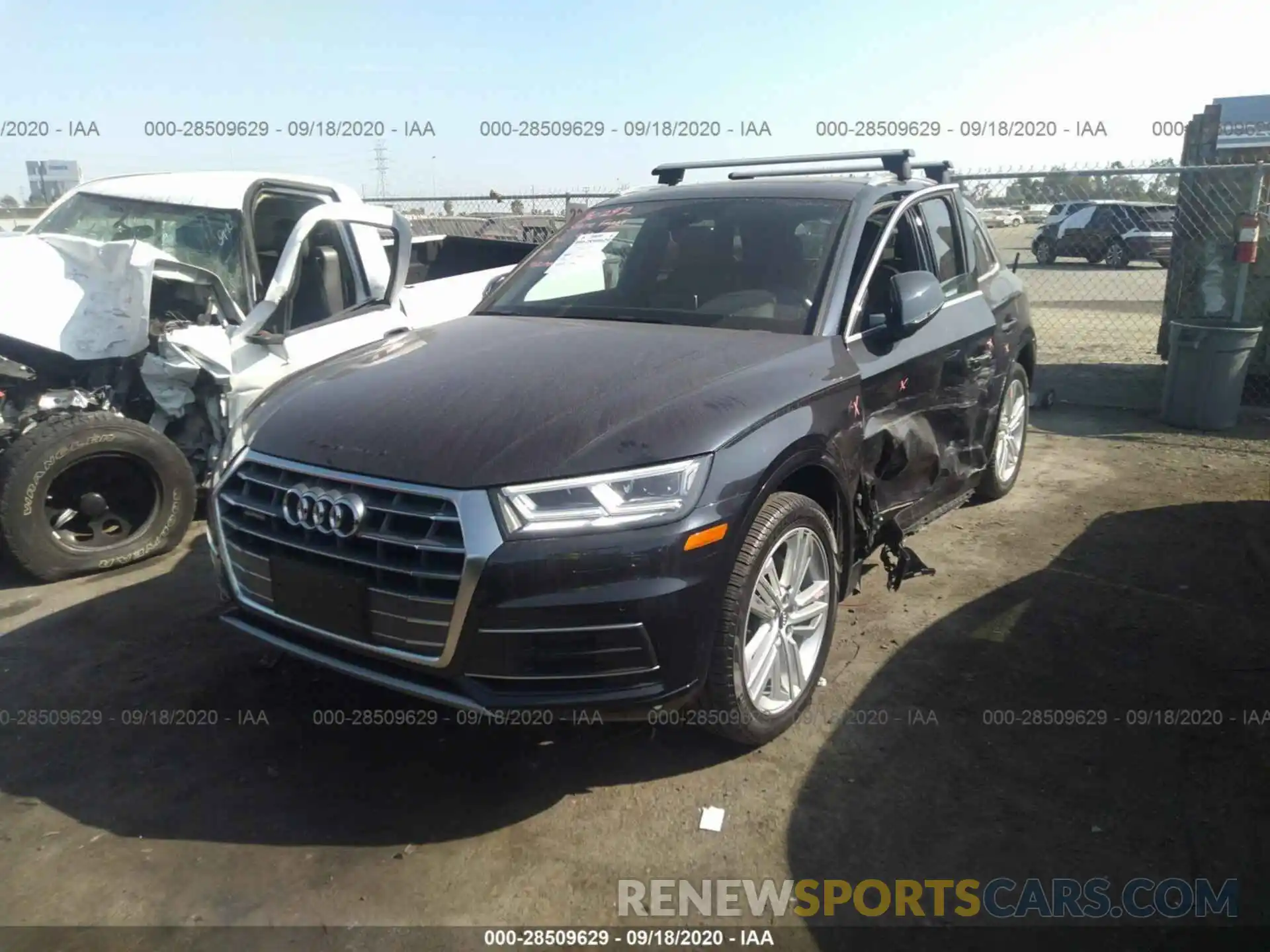 2 Фотография поврежденного автомобиля WA1BNAFY0K2031618 AUDI Q5 2019