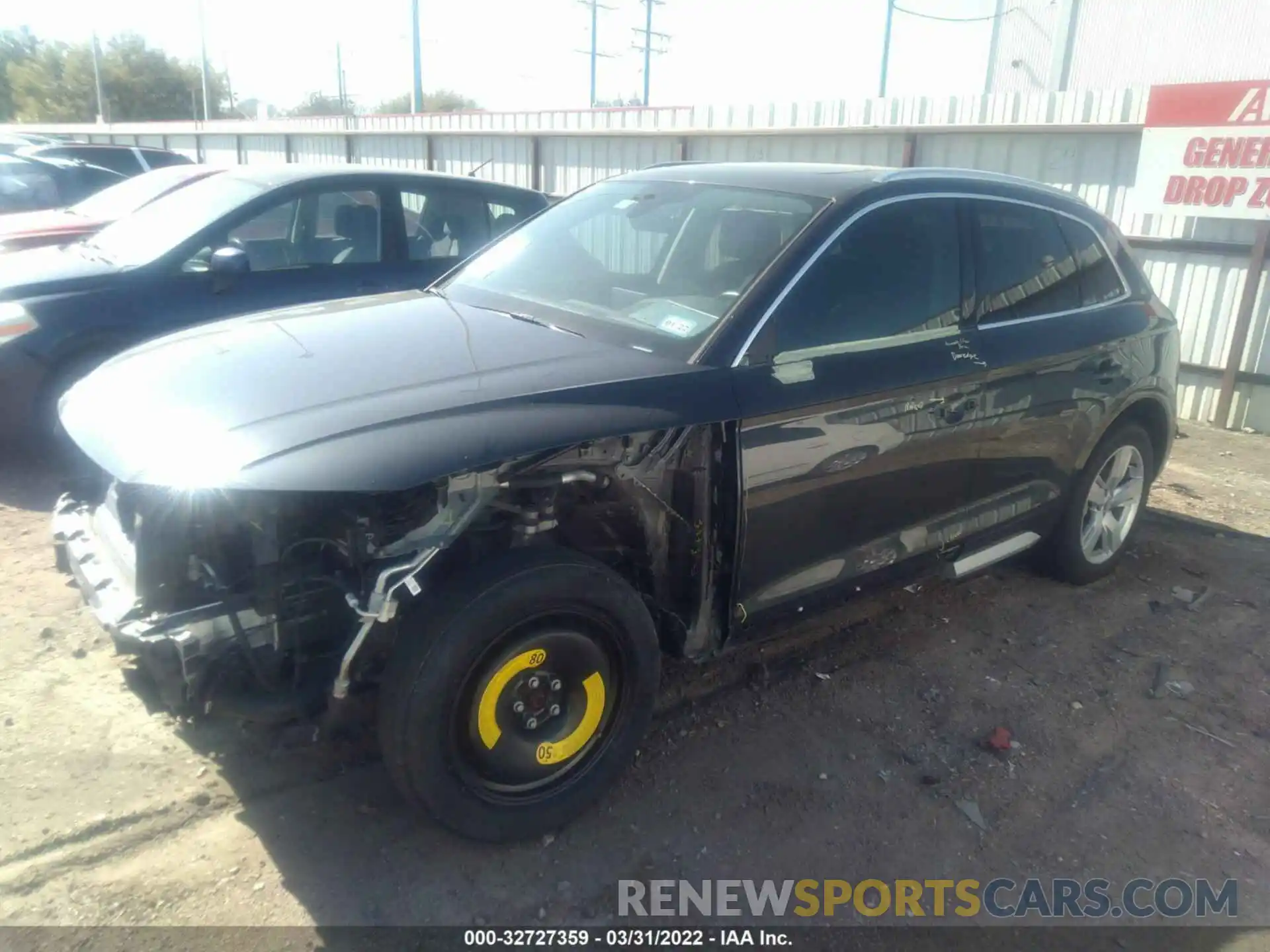 2 Photograph of a damaged car WA1BNAFY0K2034325 AUDI Q5 2019