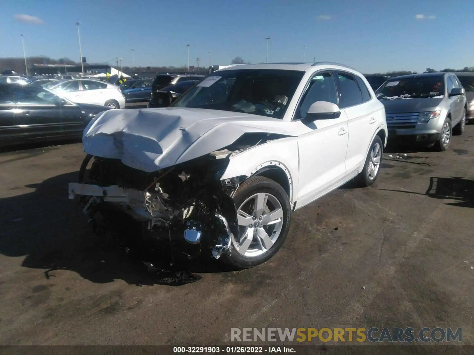 2 Photograph of a damaged car WA1BNAFY0K2042683 AUDI Q5 2019