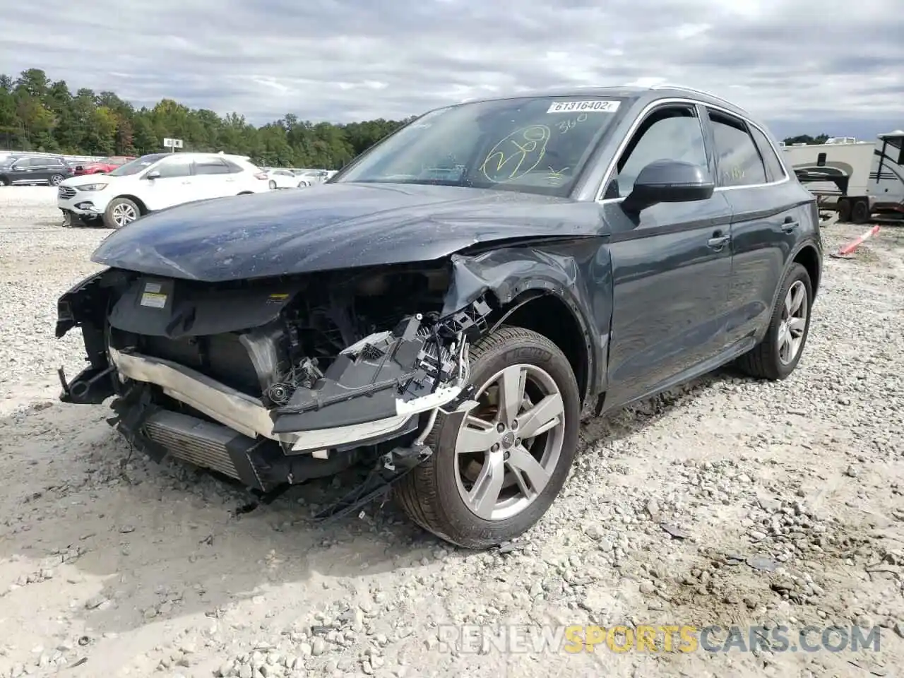 2 Photograph of a damaged car WA1BNAFY0K2046376 AUDI Q5 2019