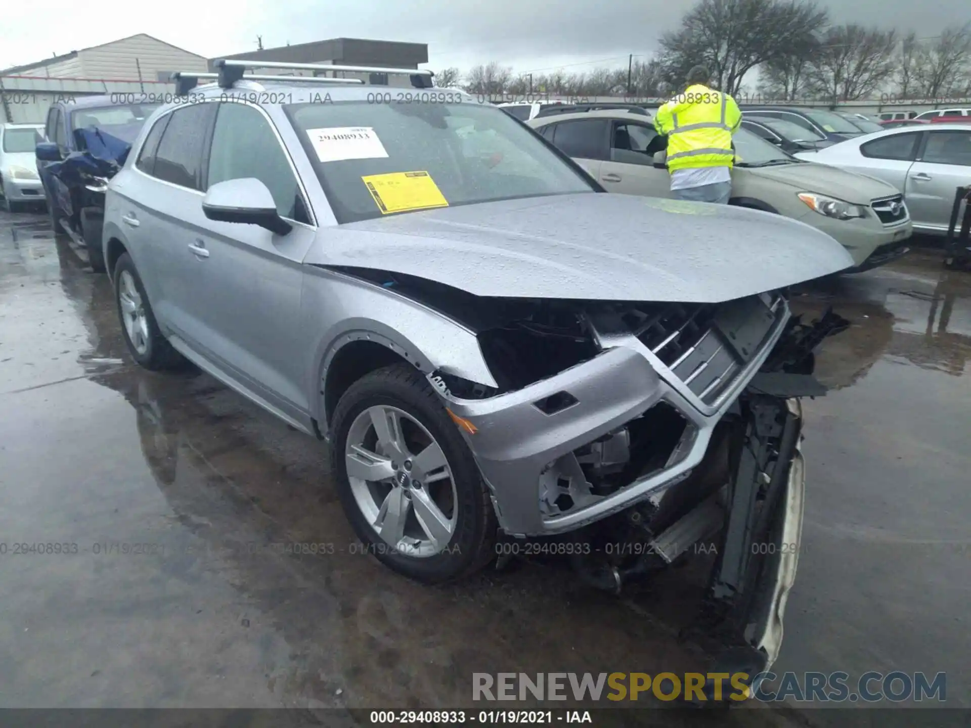 1 Photograph of a damaged car WA1BNAFY0K2056082 AUDI Q5 2019