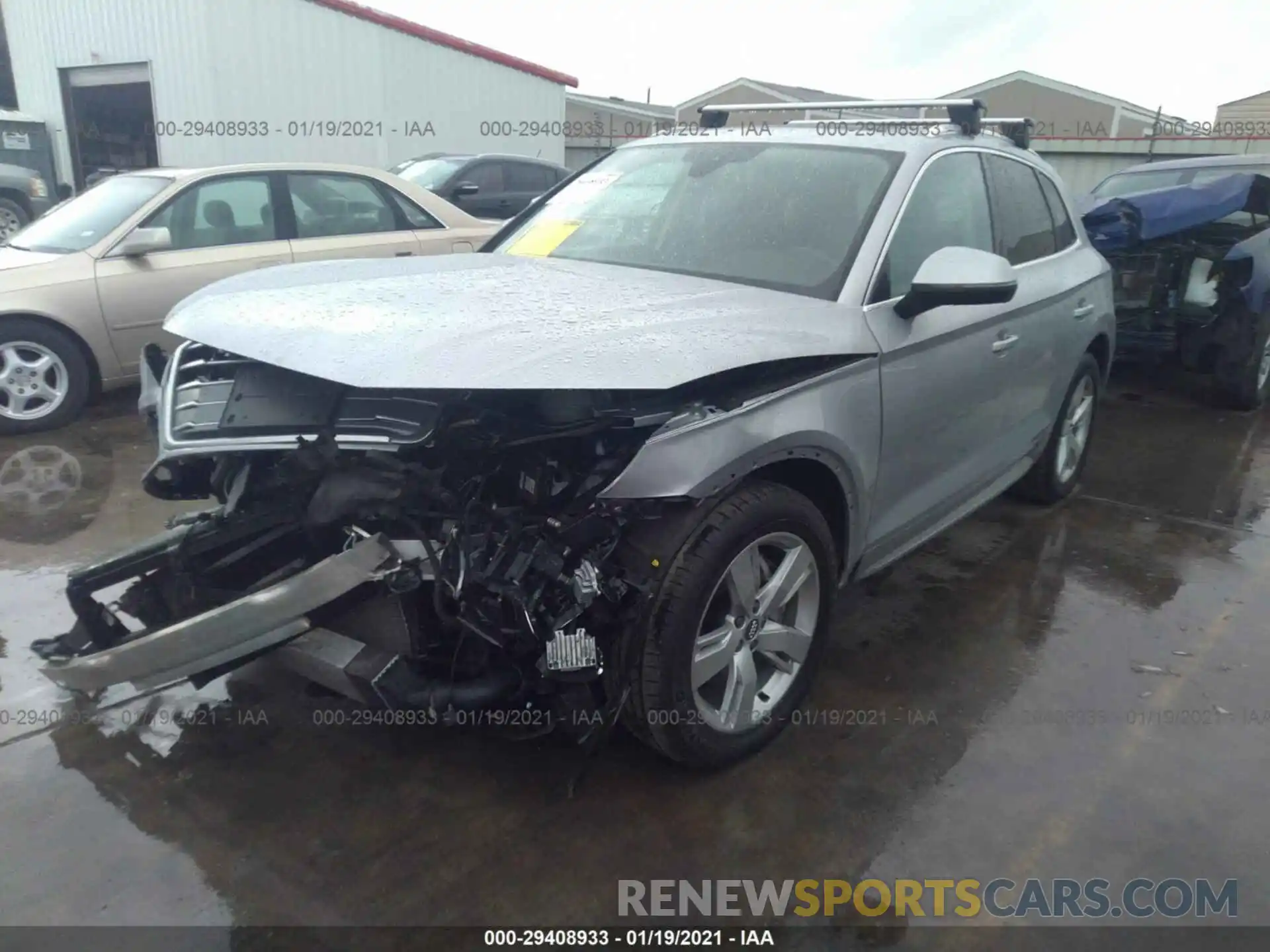 2 Фотография поврежденного автомобиля WA1BNAFY0K2056082 AUDI Q5 2019