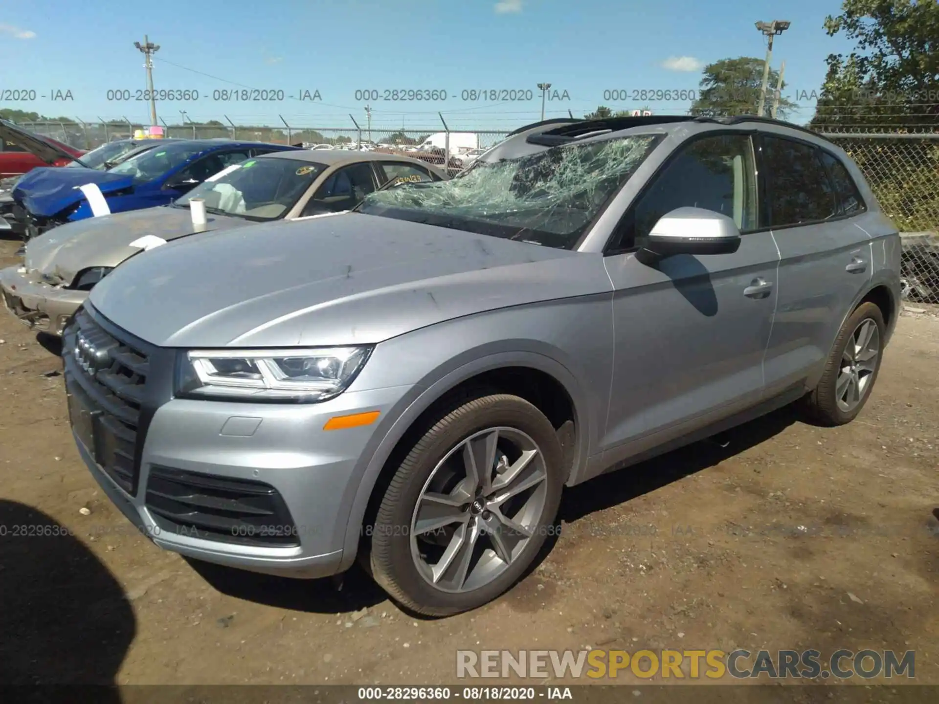 2 Photograph of a damaged car WA1BNAFY0K2083508 AUDI Q5 2019