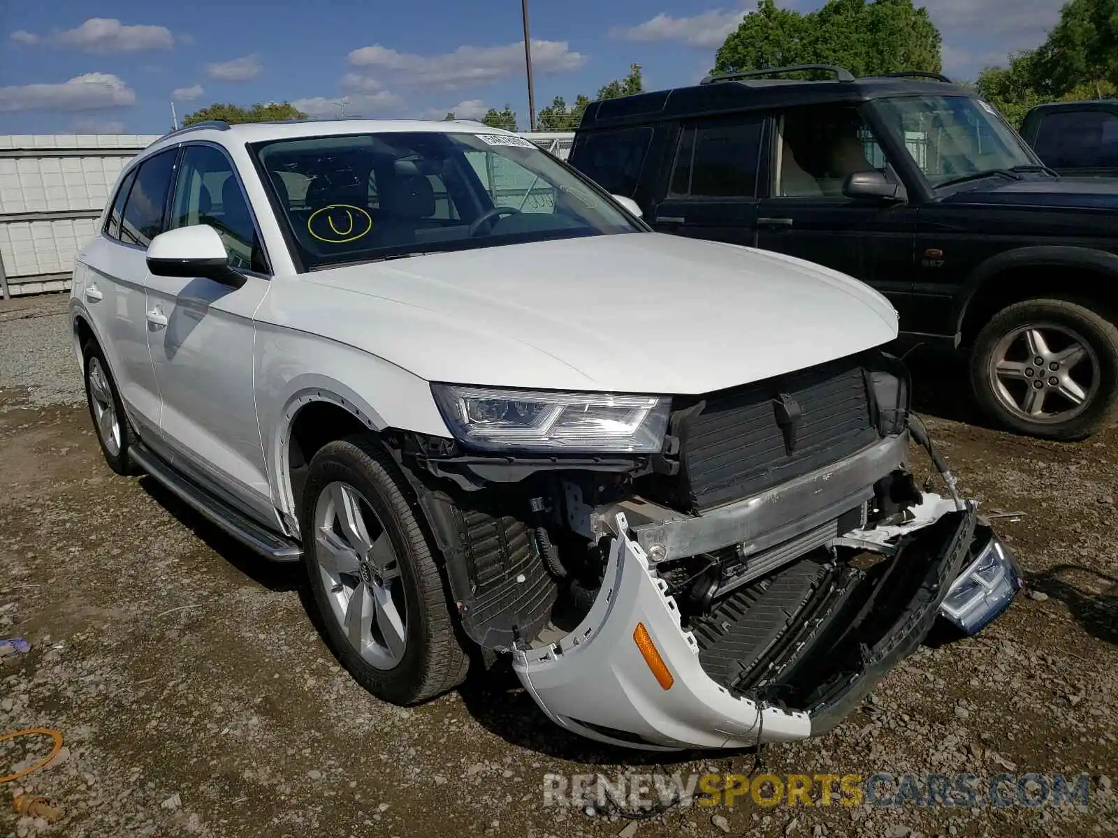 1 Photograph of a damaged car WA1BNAFY0K2093374 AUDI Q5 2019