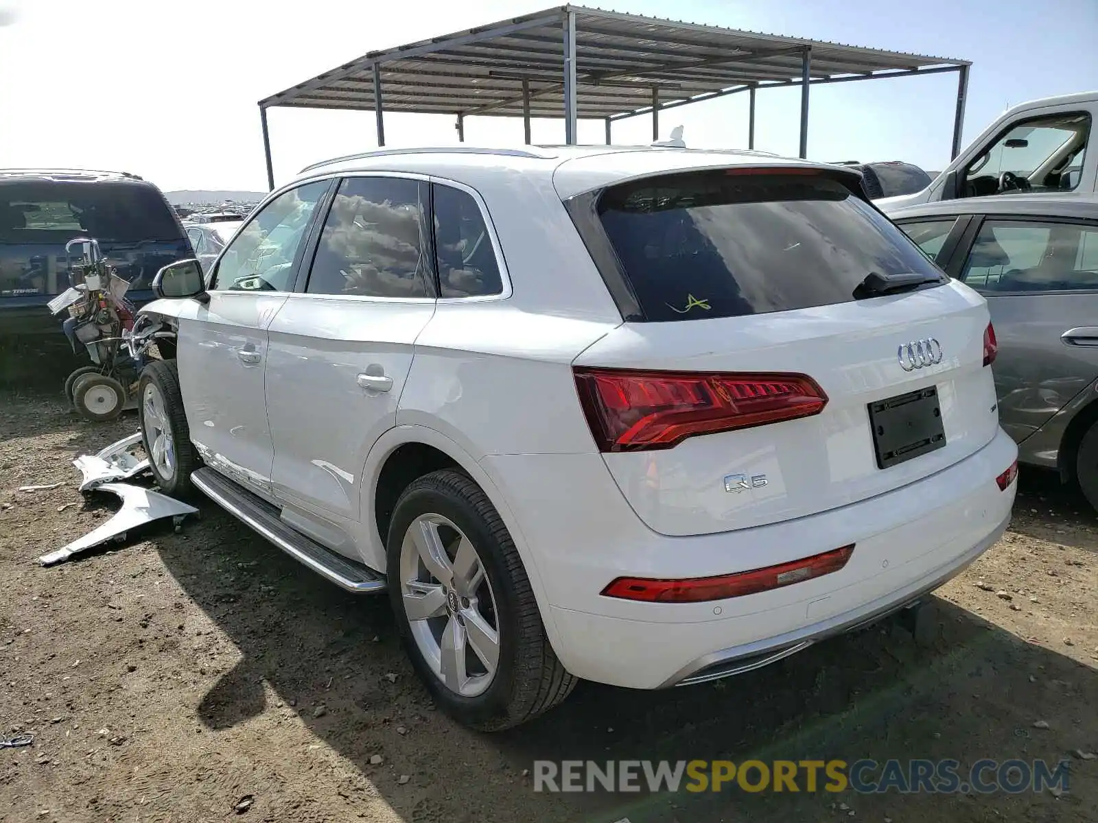 3 Фотография поврежденного автомобиля WA1BNAFY0K2093374 AUDI Q5 2019