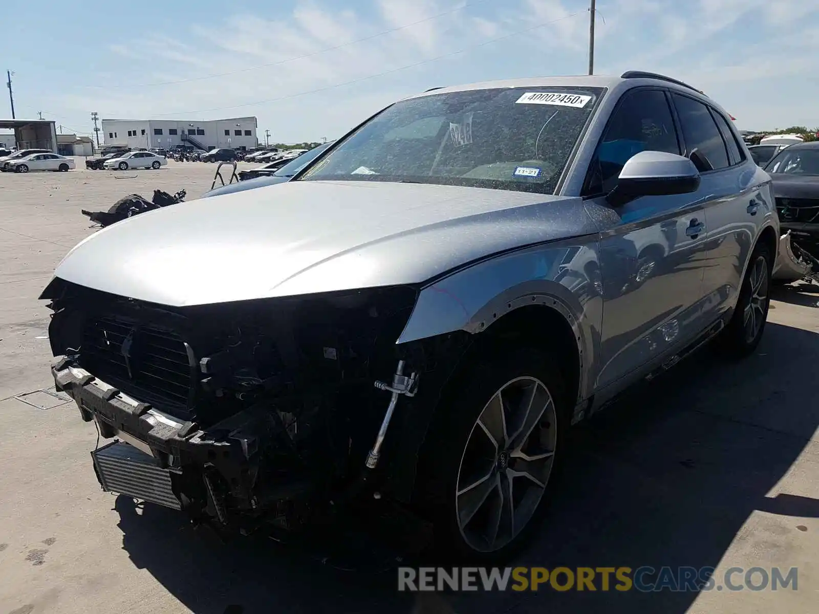 2 Фотография поврежденного автомобиля WA1BNAFY0K2095416 AUDI Q5 2019