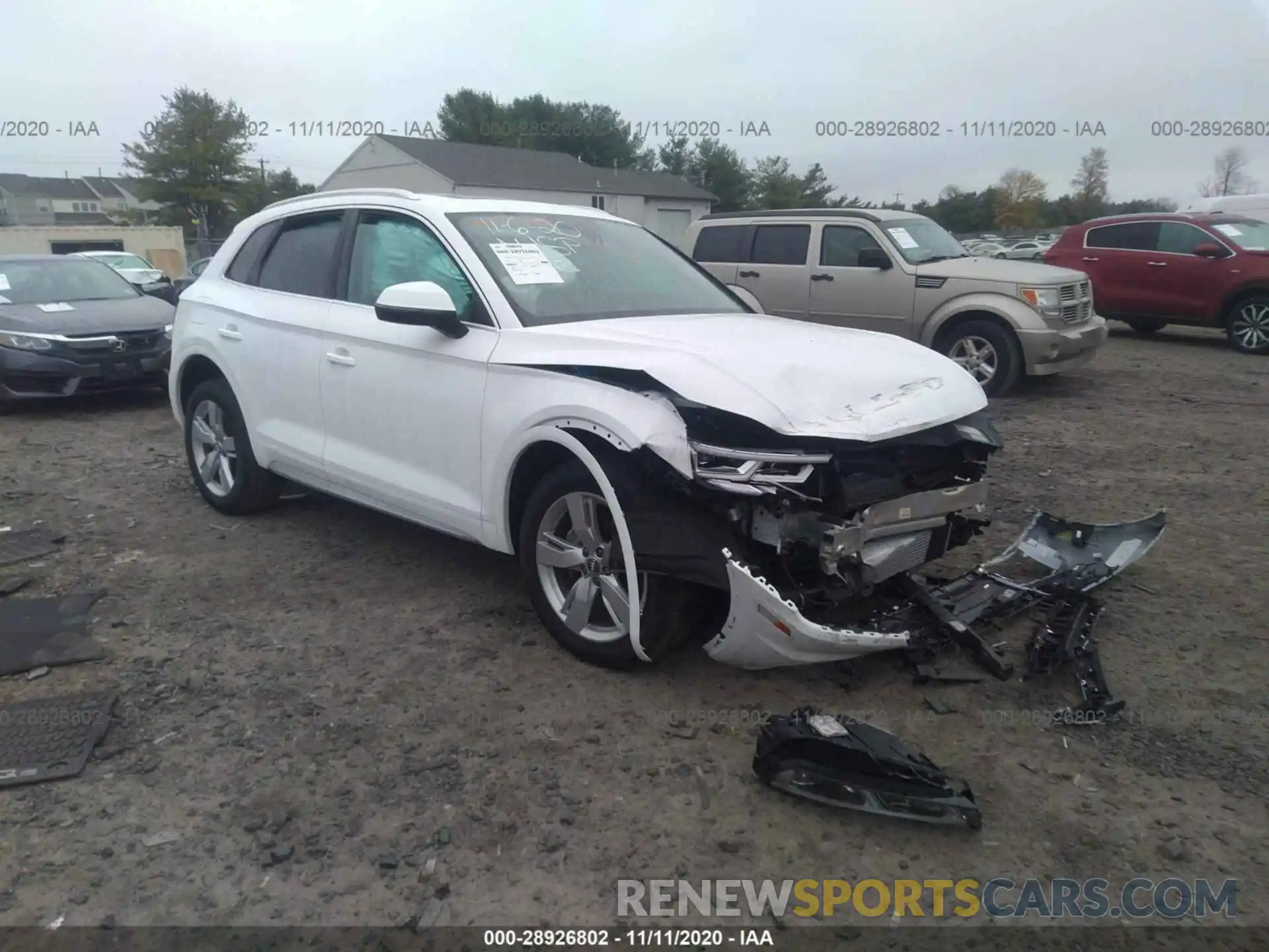 1 Photograph of a damaged car WA1BNAFY0K2099630 AUDI Q5 2019