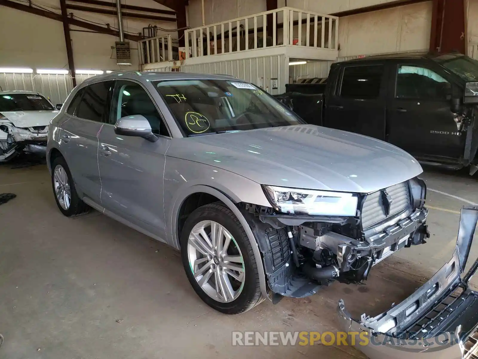 1 Фотография поврежденного автомобиля WA1BNAFY0K2105314 AUDI Q5 2019