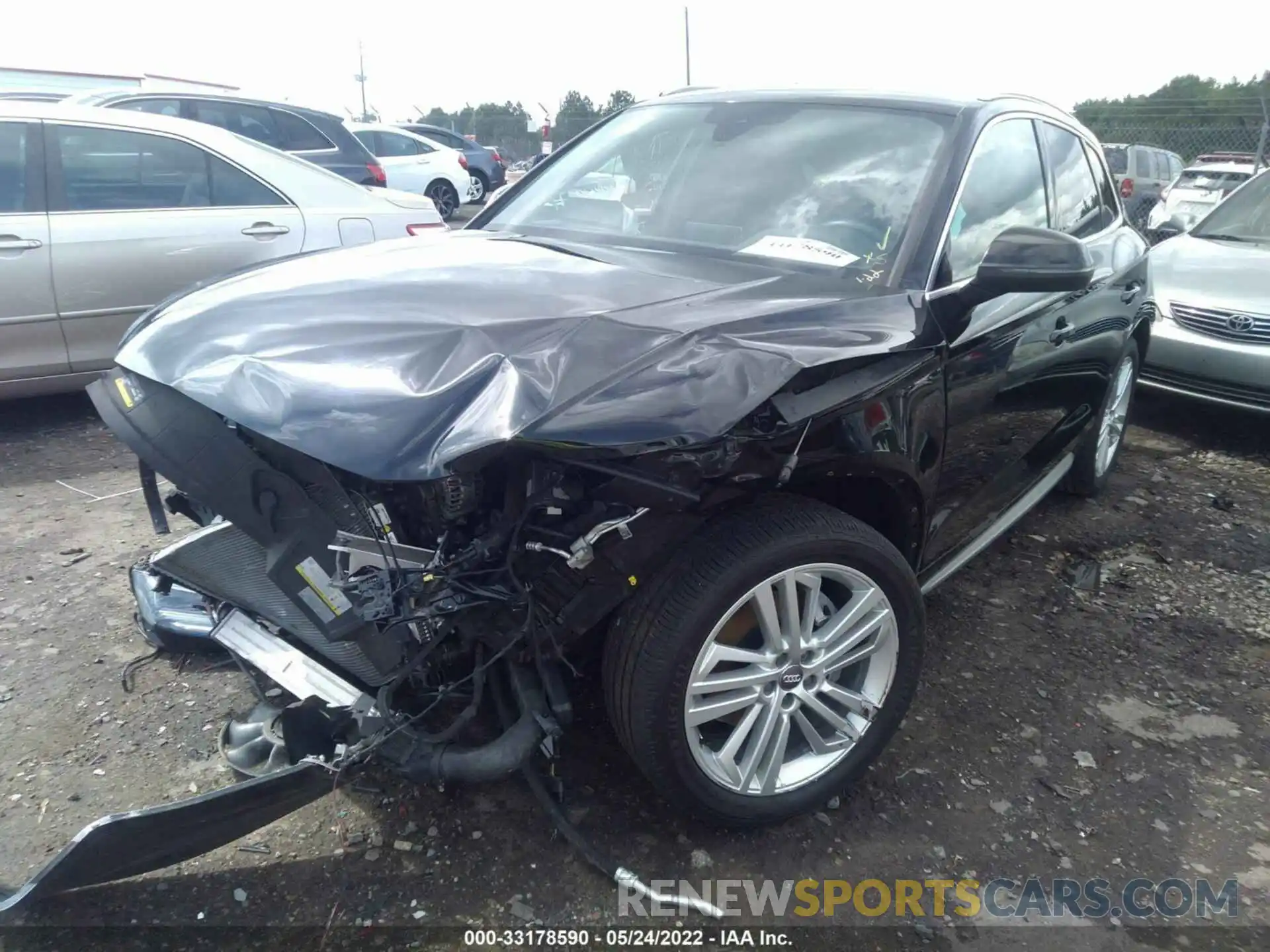 2 Photograph of a damaged car WA1BNAFY0K2121898 AUDI Q5 2019