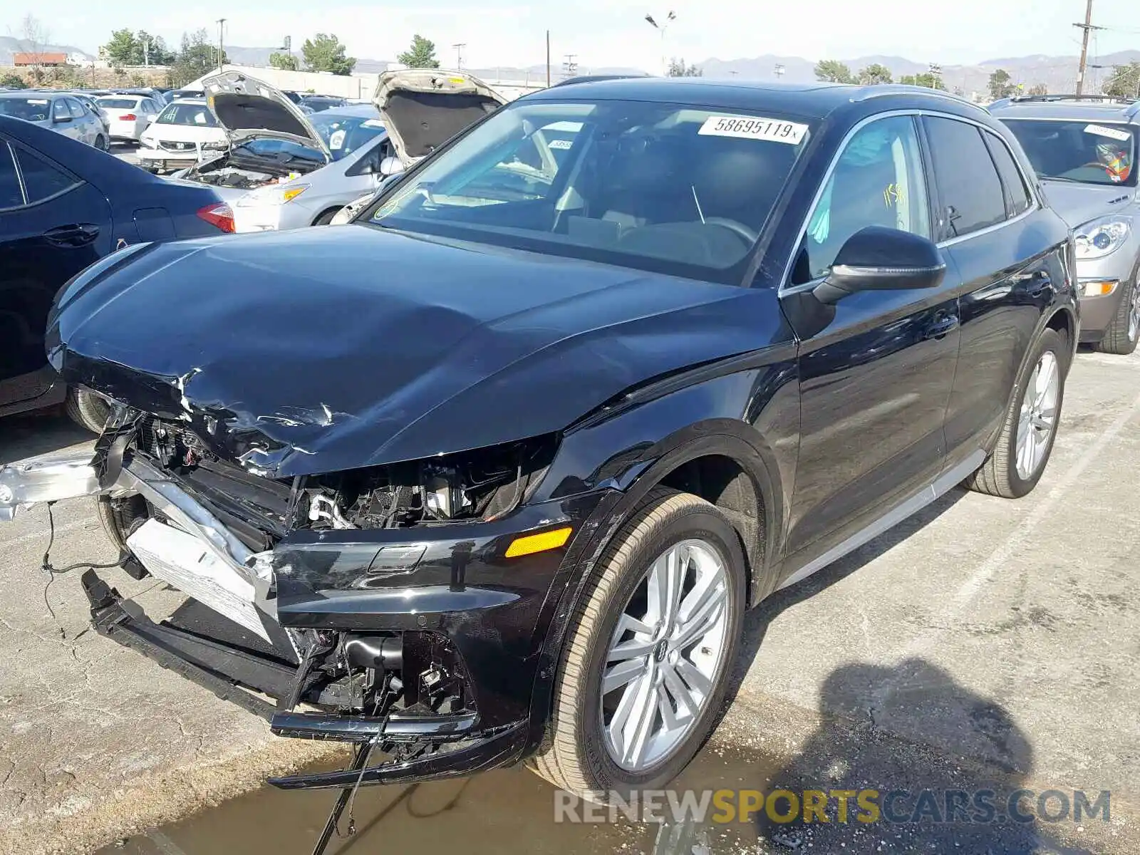 2 Photograph of a damaged car WA1BNAFY0K2139110 AUDI Q5 2019