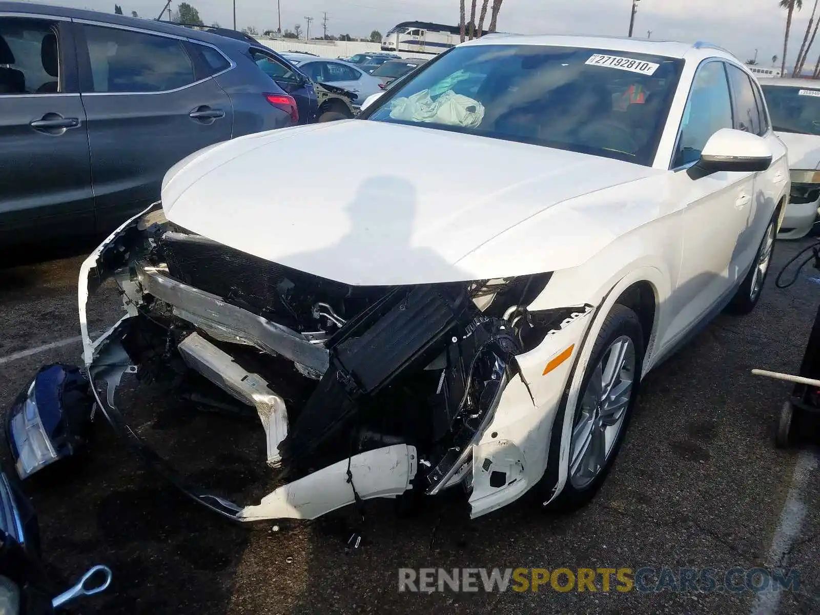 2 Photograph of a damaged car WA1BNAFY0K2142511 AUDI Q5 2019