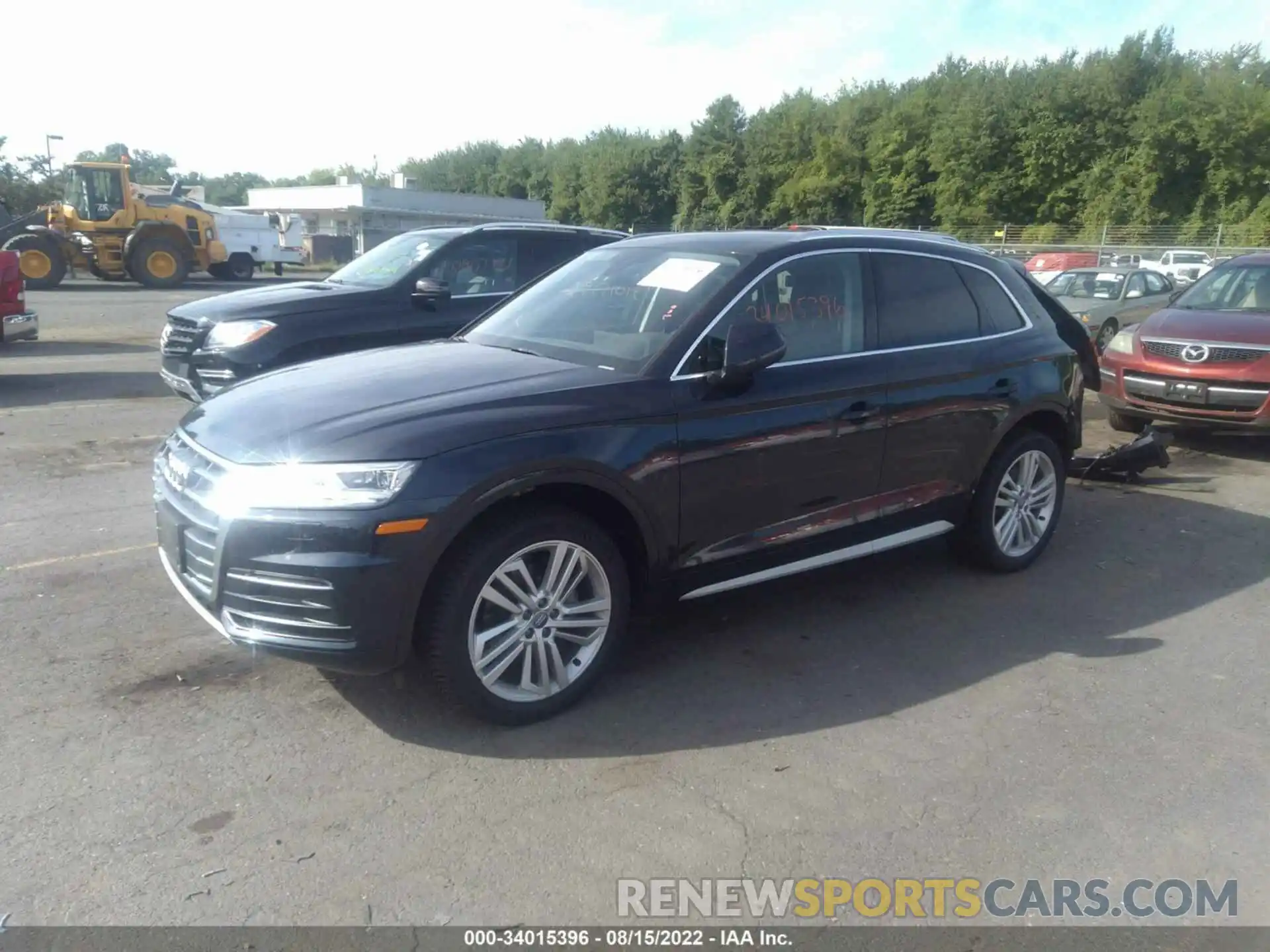 2 Фотография поврежденного автомобиля WA1BNAFY1K2015492 AUDI Q5 2019