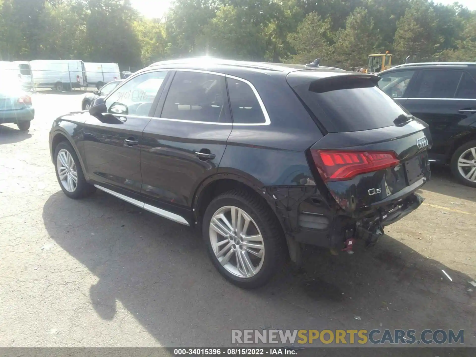 3 Фотография поврежденного автомобиля WA1BNAFY1K2015492 AUDI Q5 2019