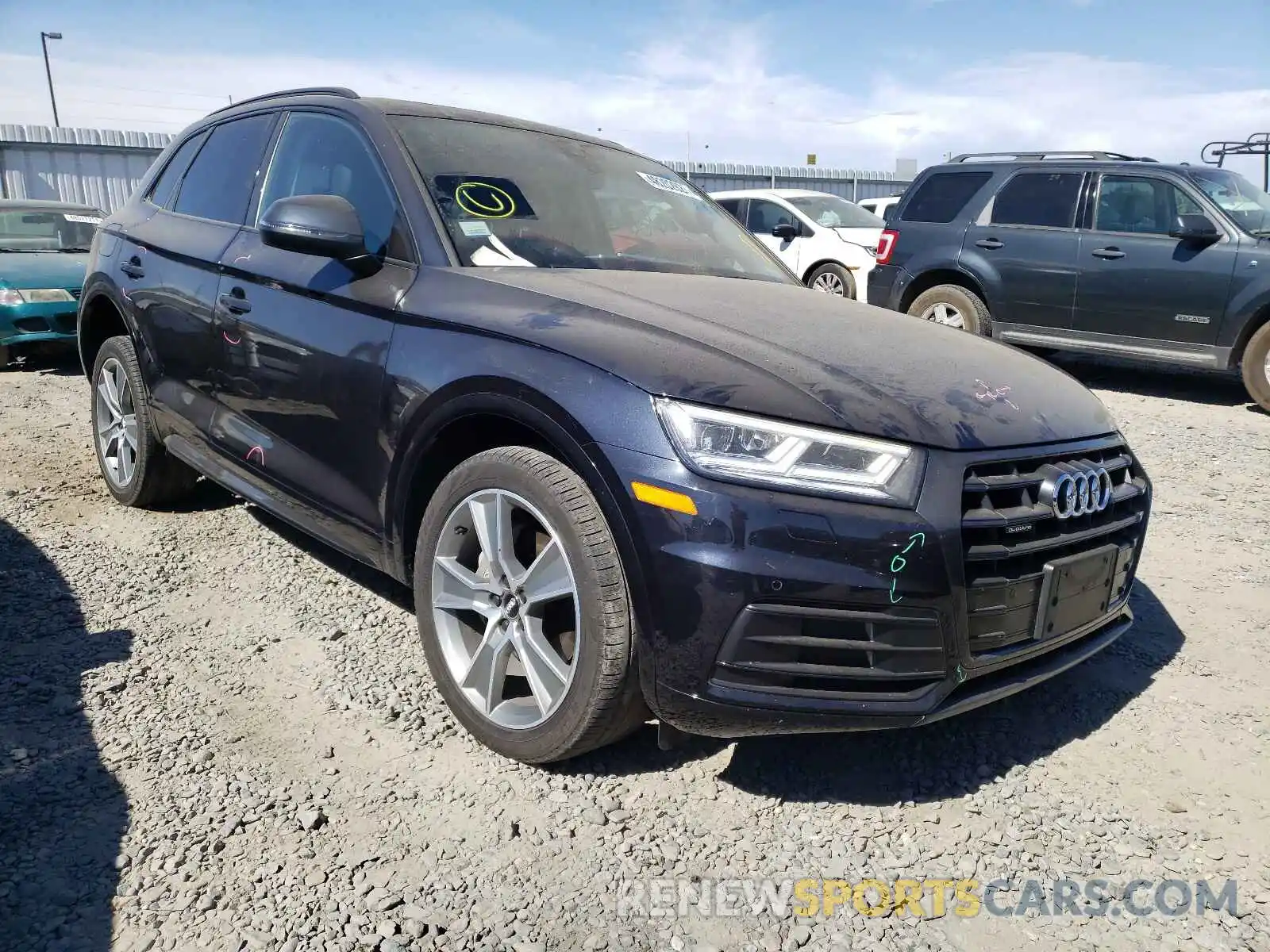 1 Фотография поврежденного автомобиля WA1BNAFY1K2018568 AUDI Q5 2019