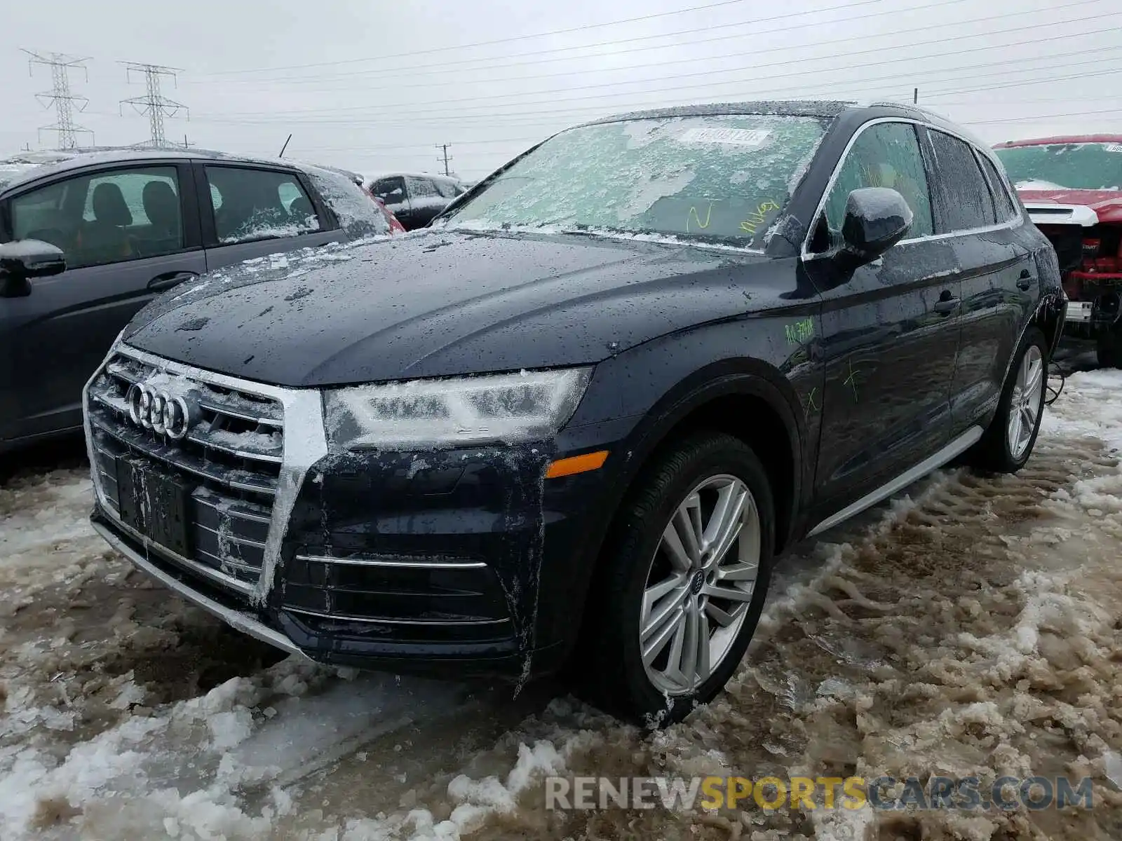 2 Фотография поврежденного автомобиля WA1BNAFY1K2019137 AUDI Q5 2019