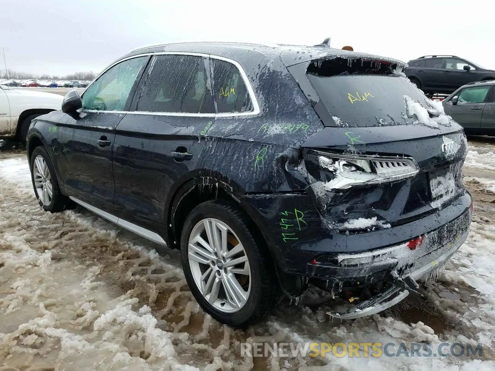 3 Фотография поврежденного автомобиля WA1BNAFY1K2019137 AUDI Q5 2019