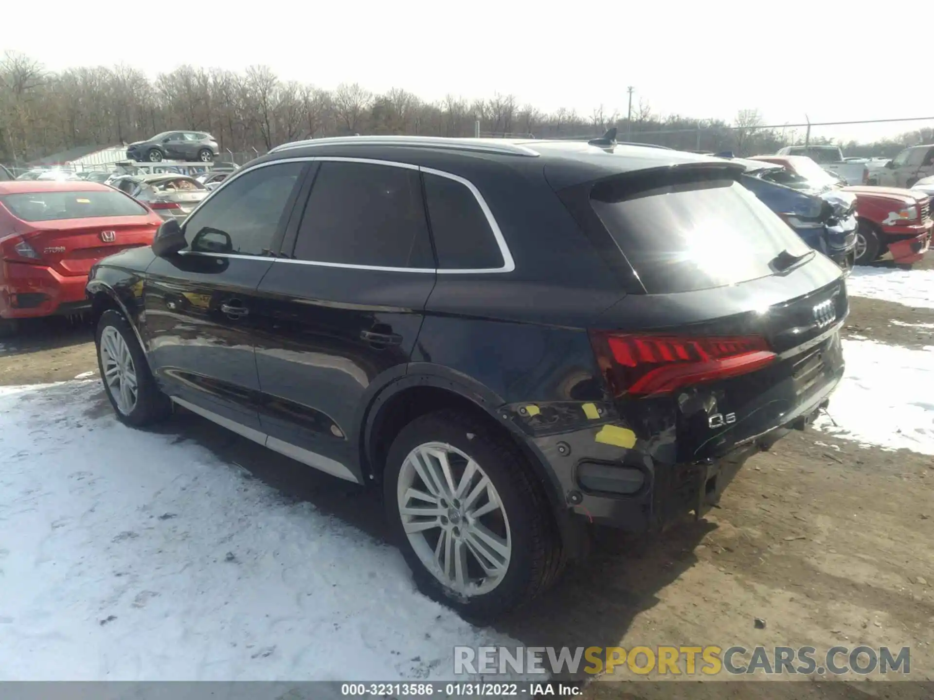 3 Фотография поврежденного автомобиля WA1BNAFY1K2040618 AUDI Q5 2019