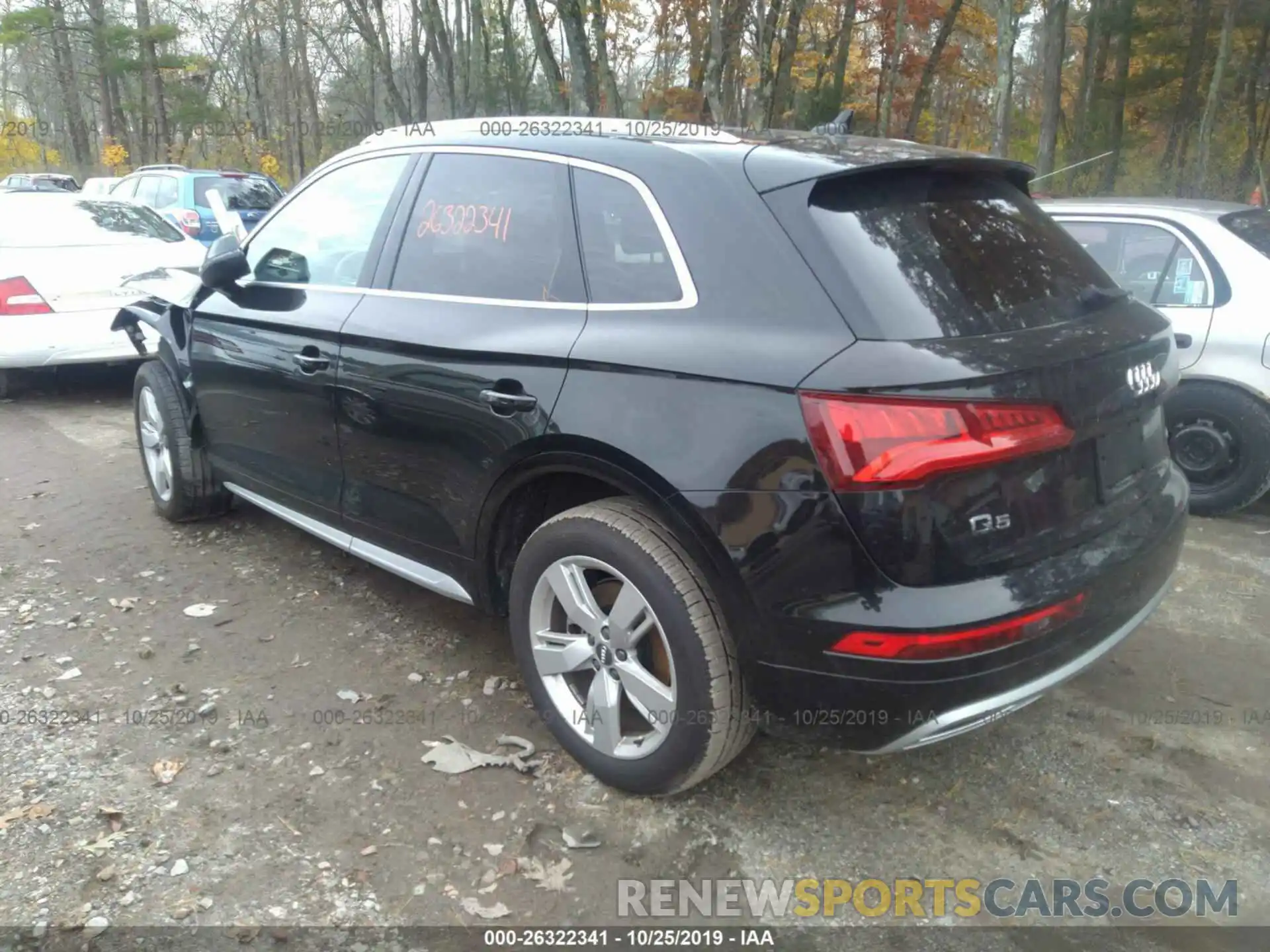 3 Фотография поврежденного автомобиля WA1BNAFY1K2041378 AUDI Q5 2019