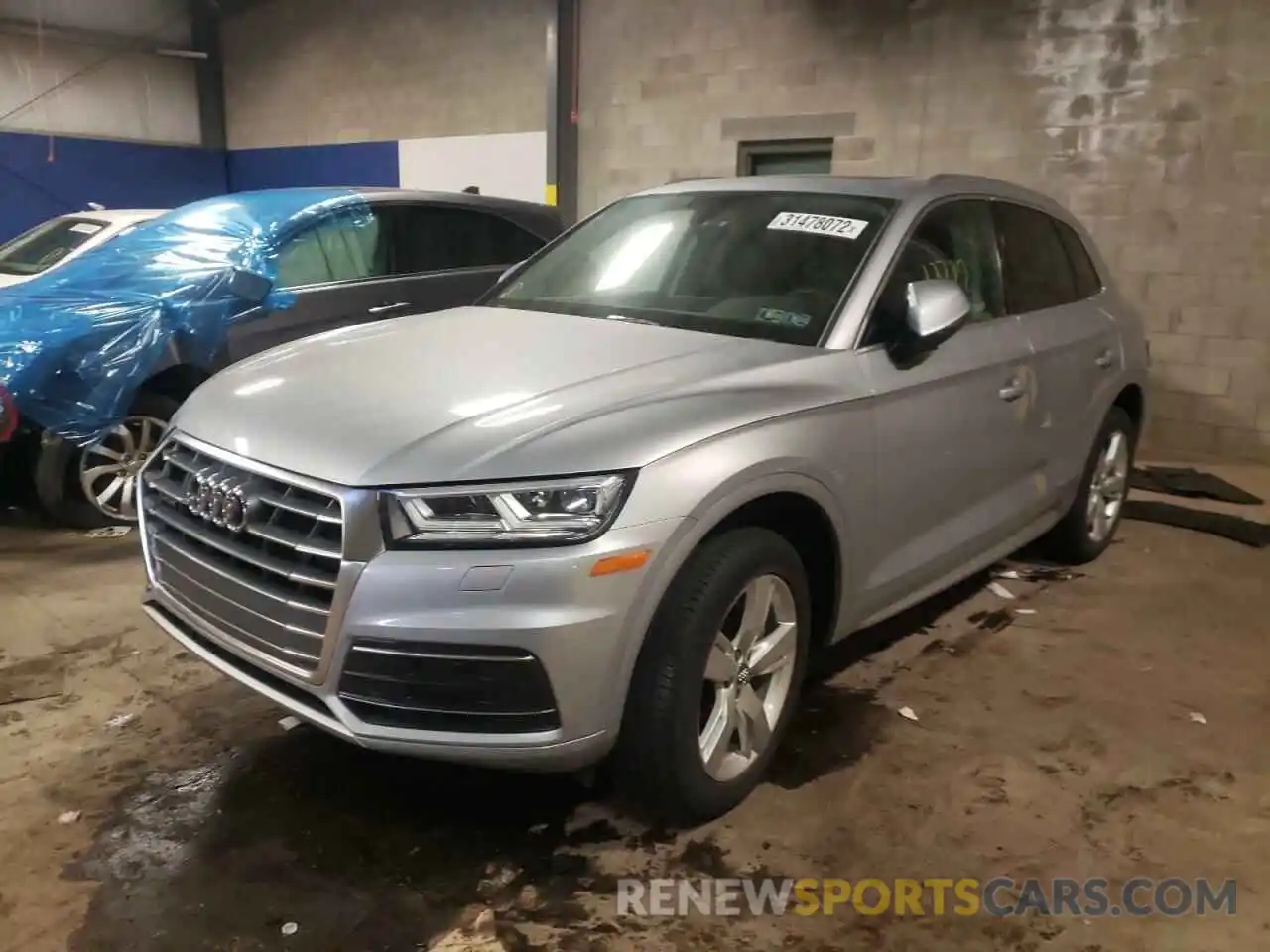 2 Фотография поврежденного автомобиля WA1BNAFY1K2045303 AUDI Q5 2019