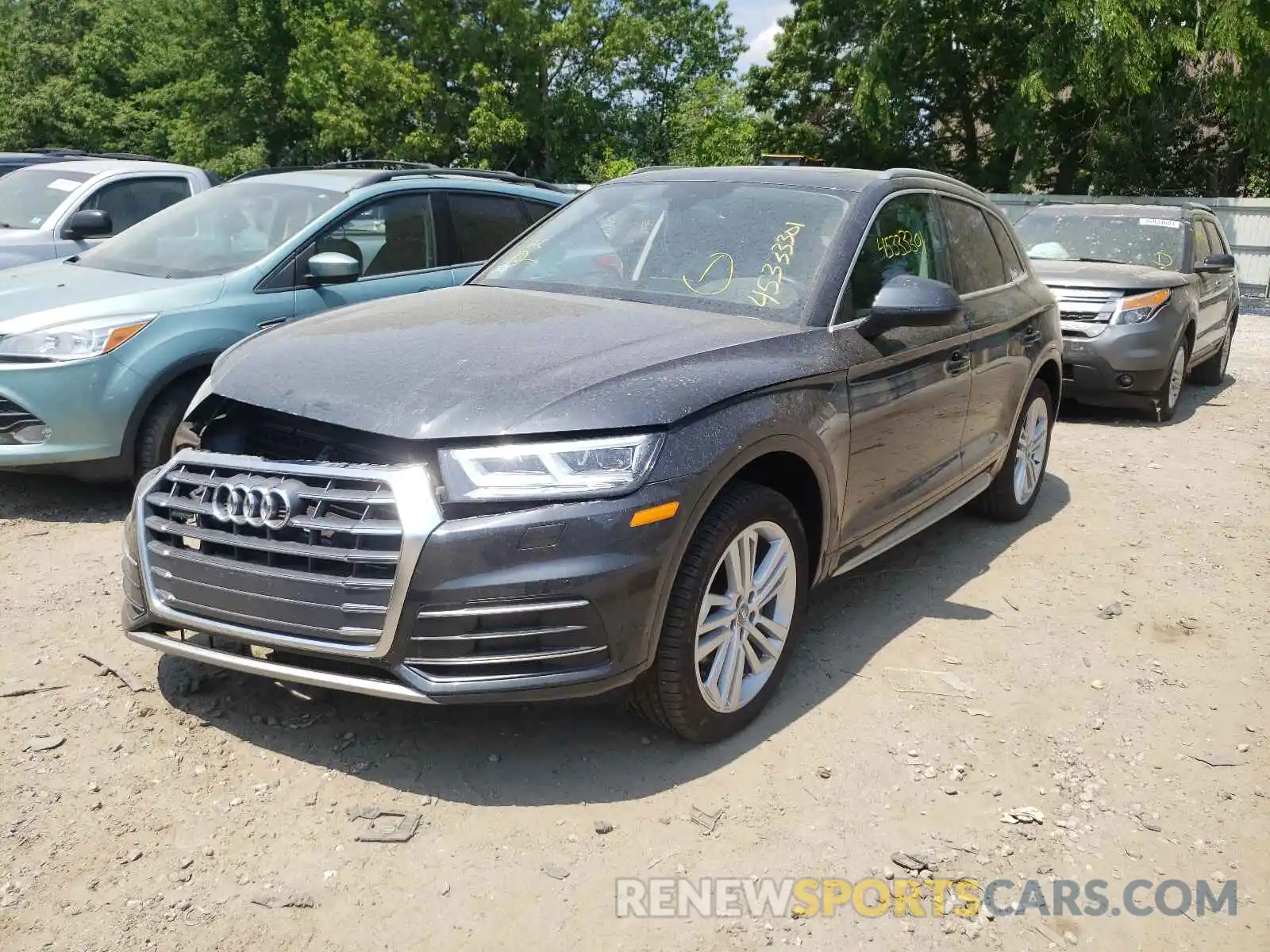 2 Фотография поврежденного автомобиля WA1BNAFY1K2045723 AUDI Q5 2019