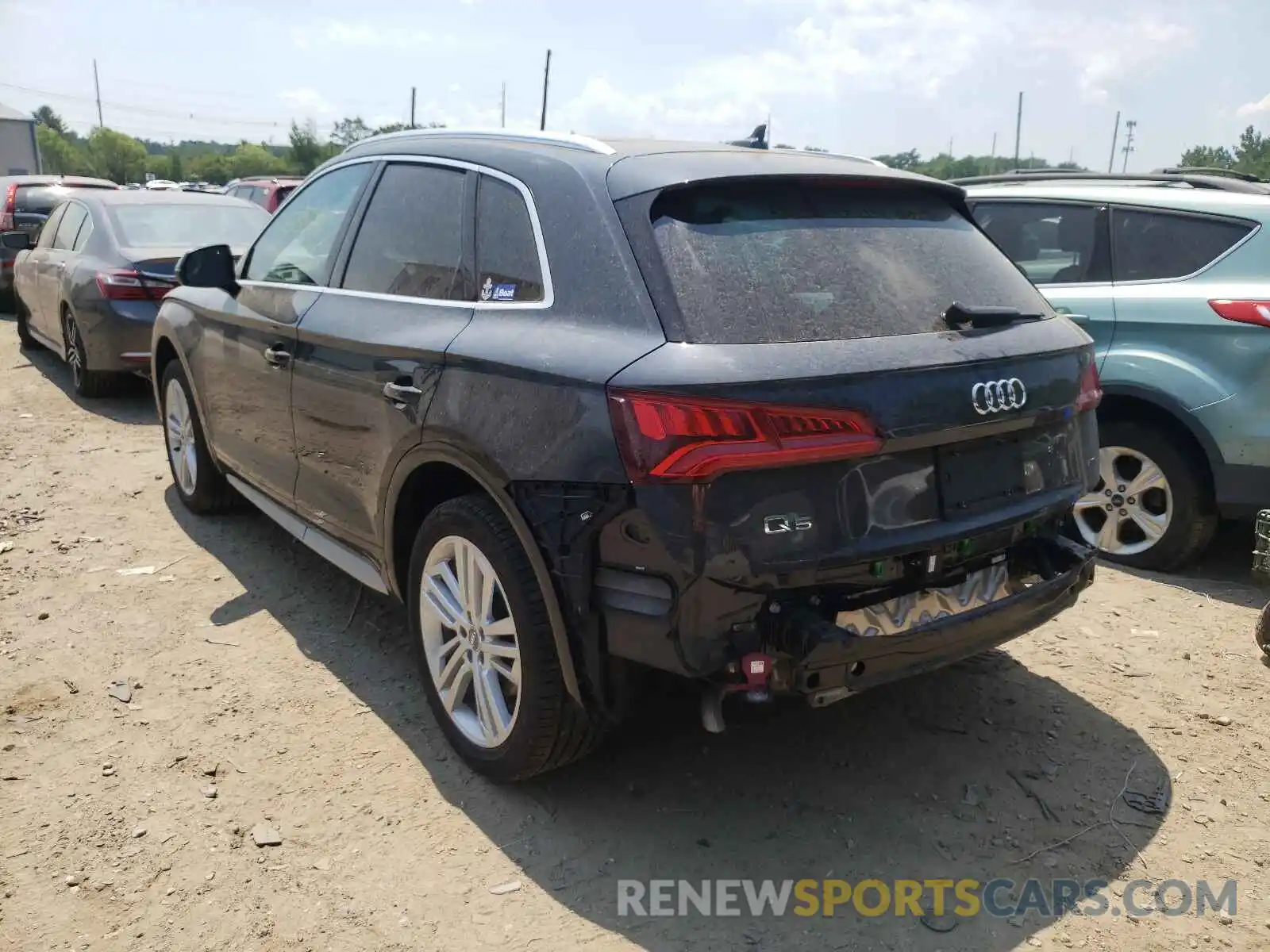 3 Фотография поврежденного автомобиля WA1BNAFY1K2045723 AUDI Q5 2019