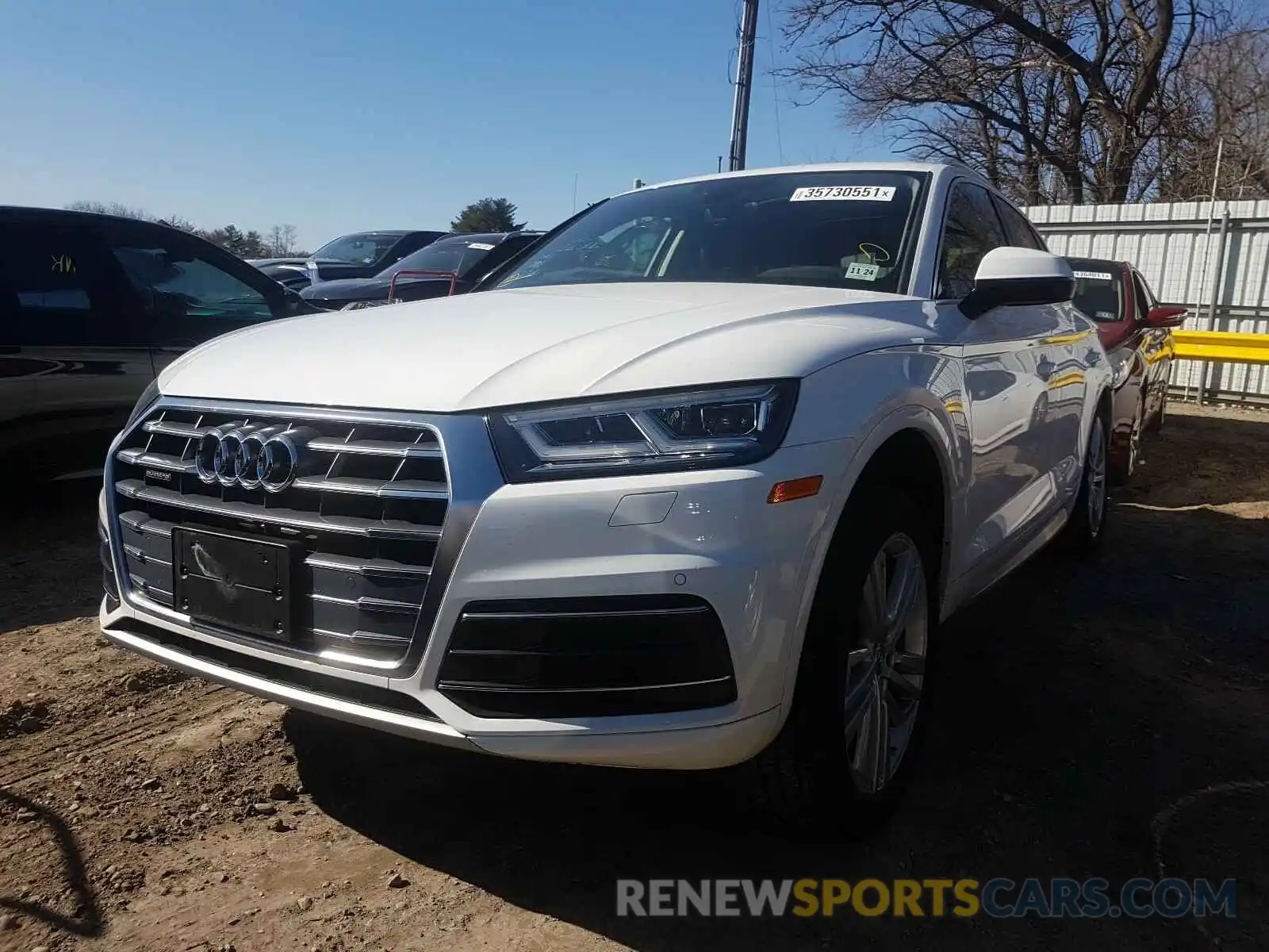 2 Photograph of a damaged car WA1BNAFY1K2046998 AUDI Q5 2019