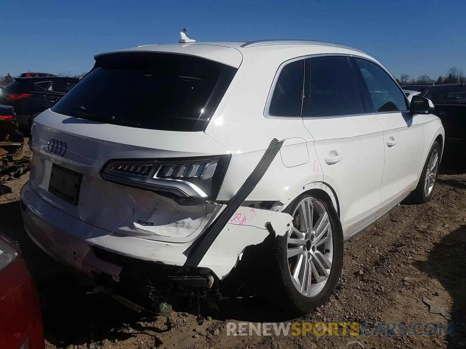 4 Photograph of a damaged car WA1BNAFY1K2046998 AUDI Q5 2019