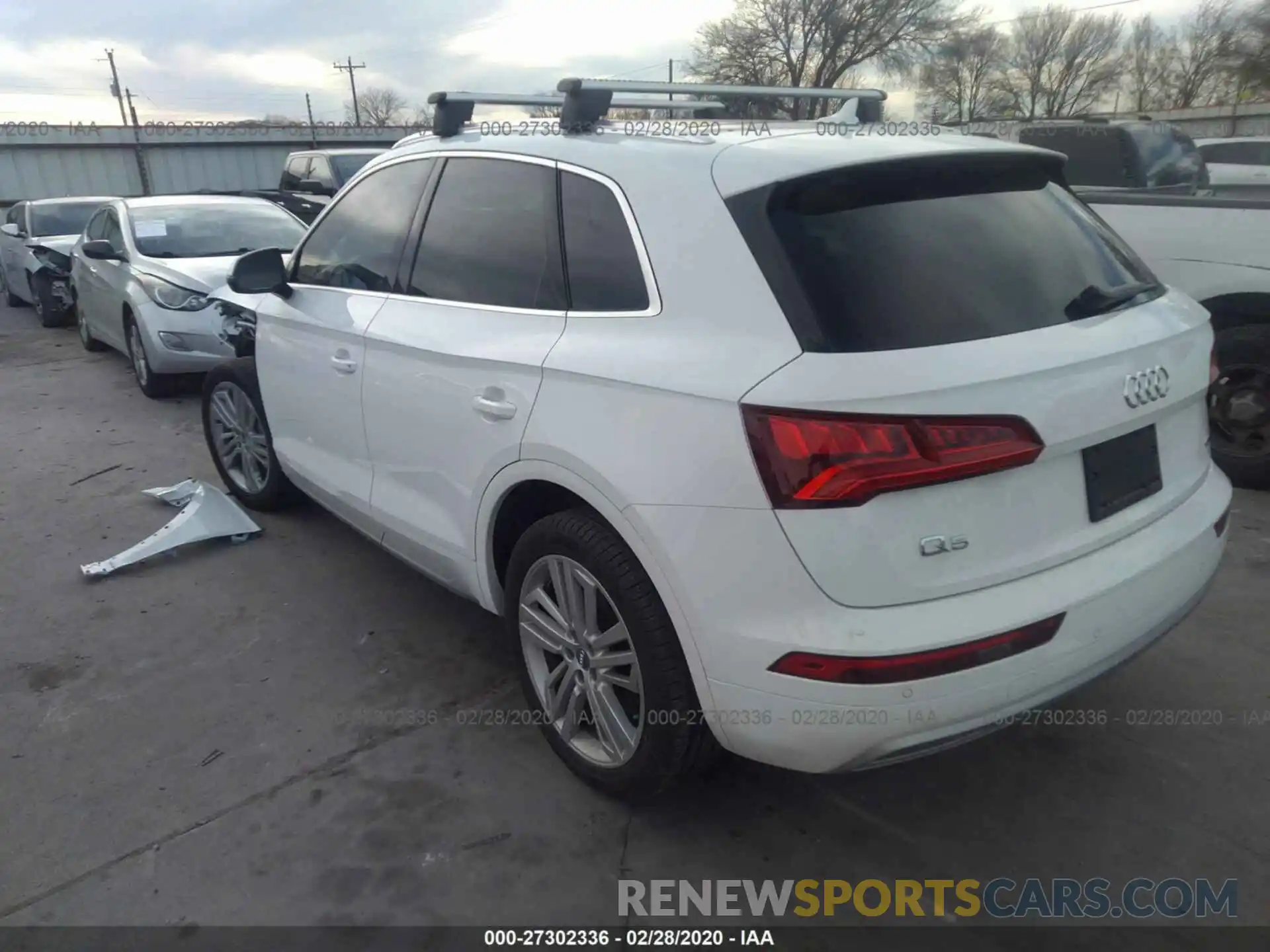 3 Фотография поврежденного автомобиля WA1BNAFY1K2053014 AUDI Q5 2019