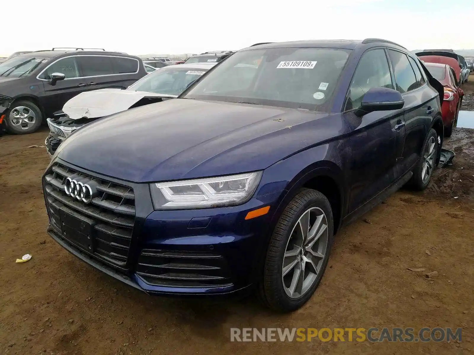 2 Фотография поврежденного автомобиля WA1BNAFY1K2065096 AUDI Q5 2019