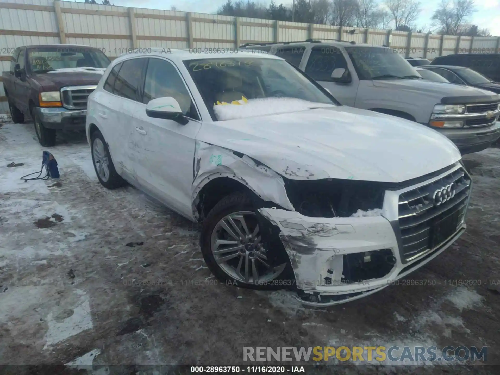 1 Photograph of a damaged car WA1BNAFY1K2069021 AUDI Q5 2019