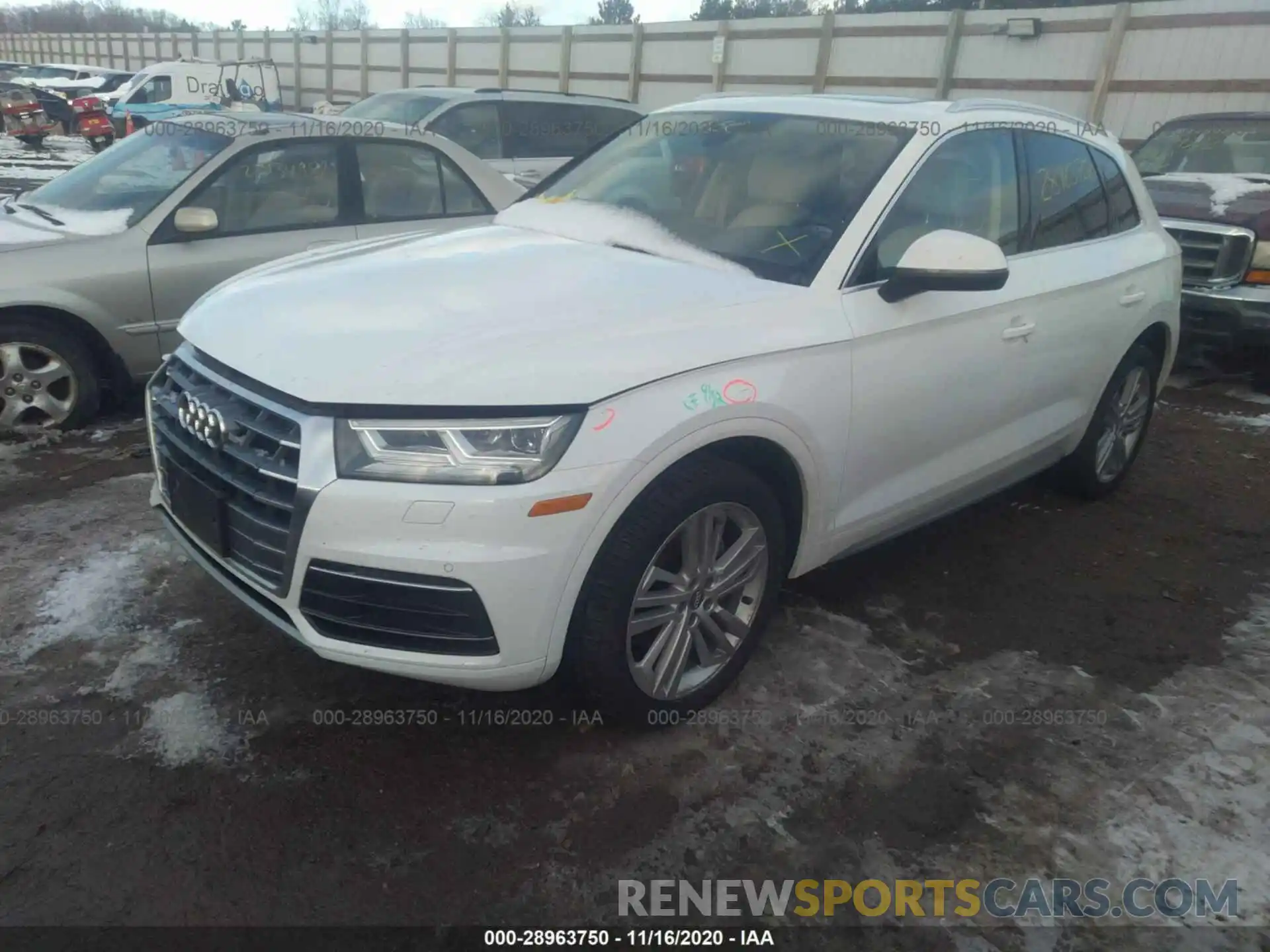 2 Photograph of a damaged car WA1BNAFY1K2069021 AUDI Q5 2019