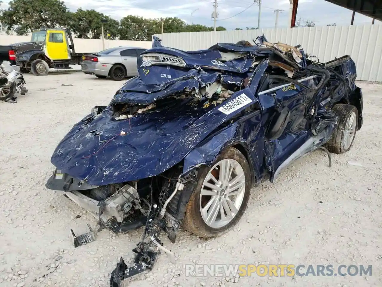 2 Photograph of a damaged car WA1BNAFY1K2070556 AUDI Q5 2019