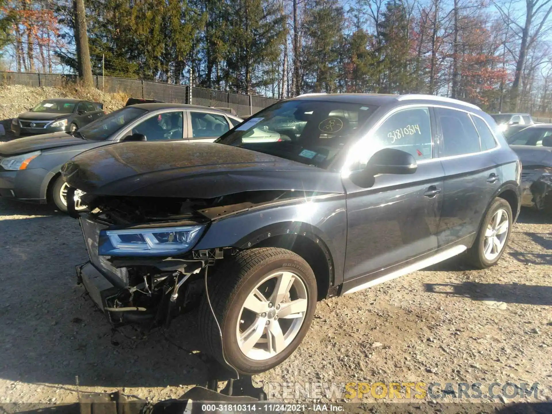 2 Фотография поврежденного автомобиля WA1BNAFY1K2071061 AUDI Q5 2019