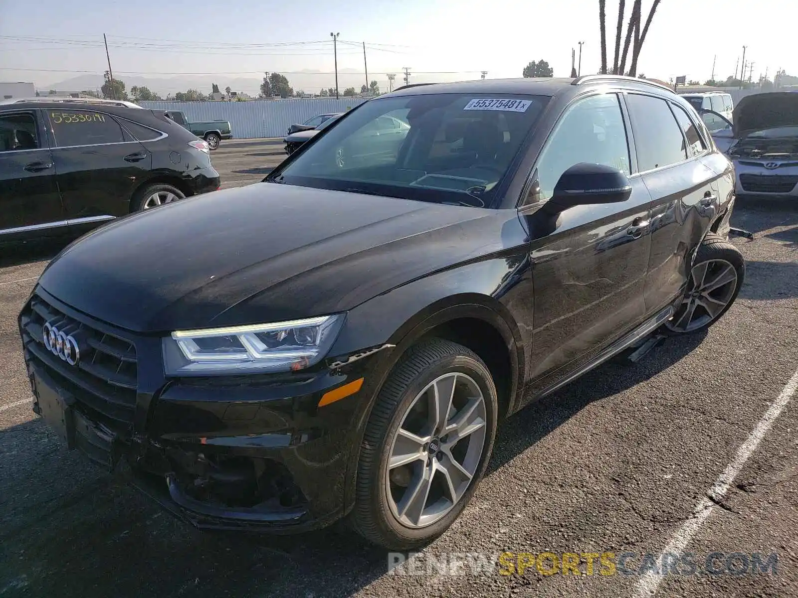 2 Фотография поврежденного автомобиля WA1BNAFY1K2071349 AUDI Q5 2019