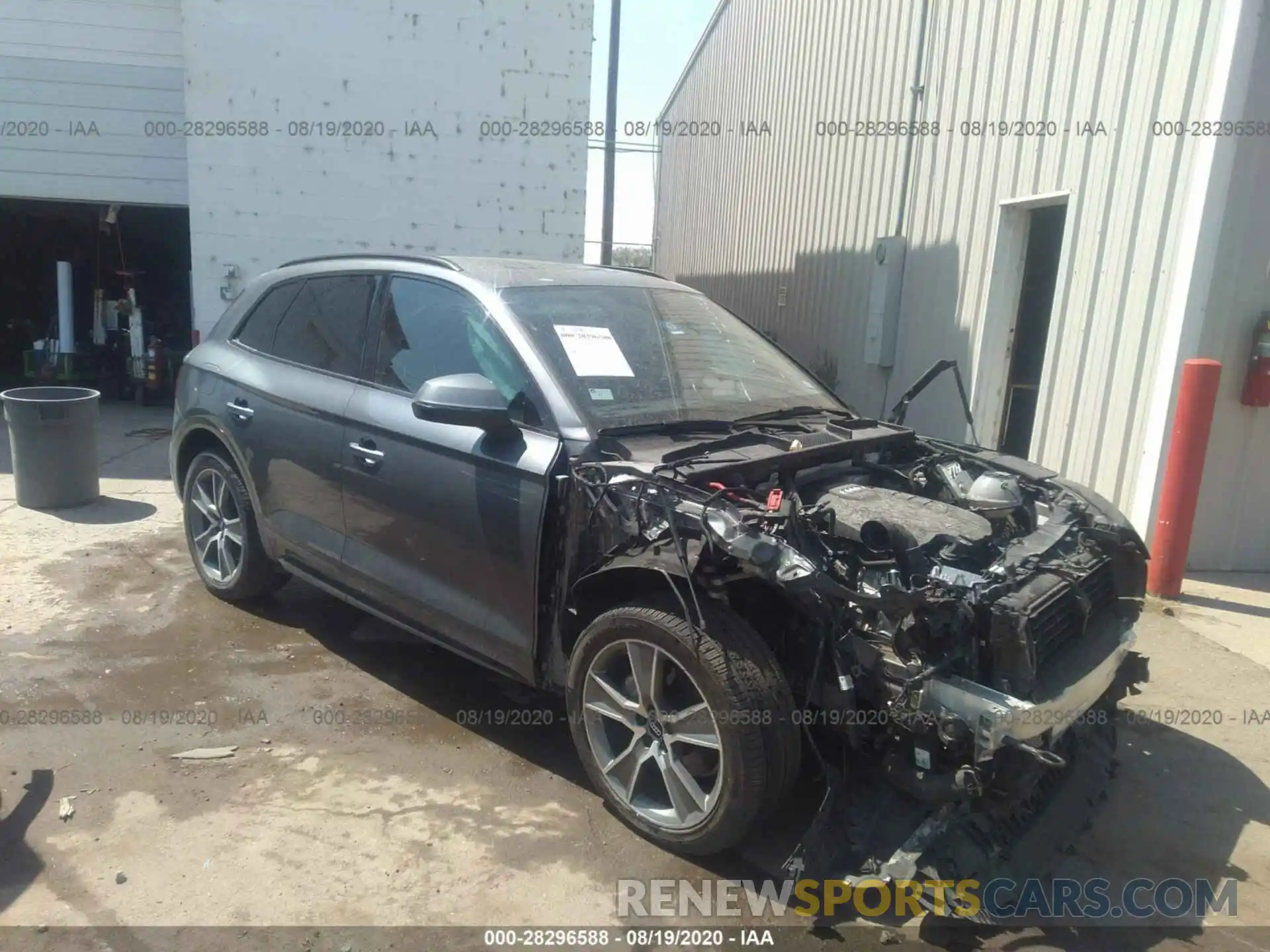 1 Фотография поврежденного автомобиля WA1BNAFY1K2073277 AUDI Q5 2019